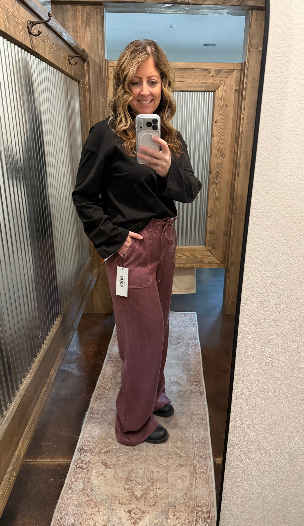 Mica High-Rise Wide Leg Jogger