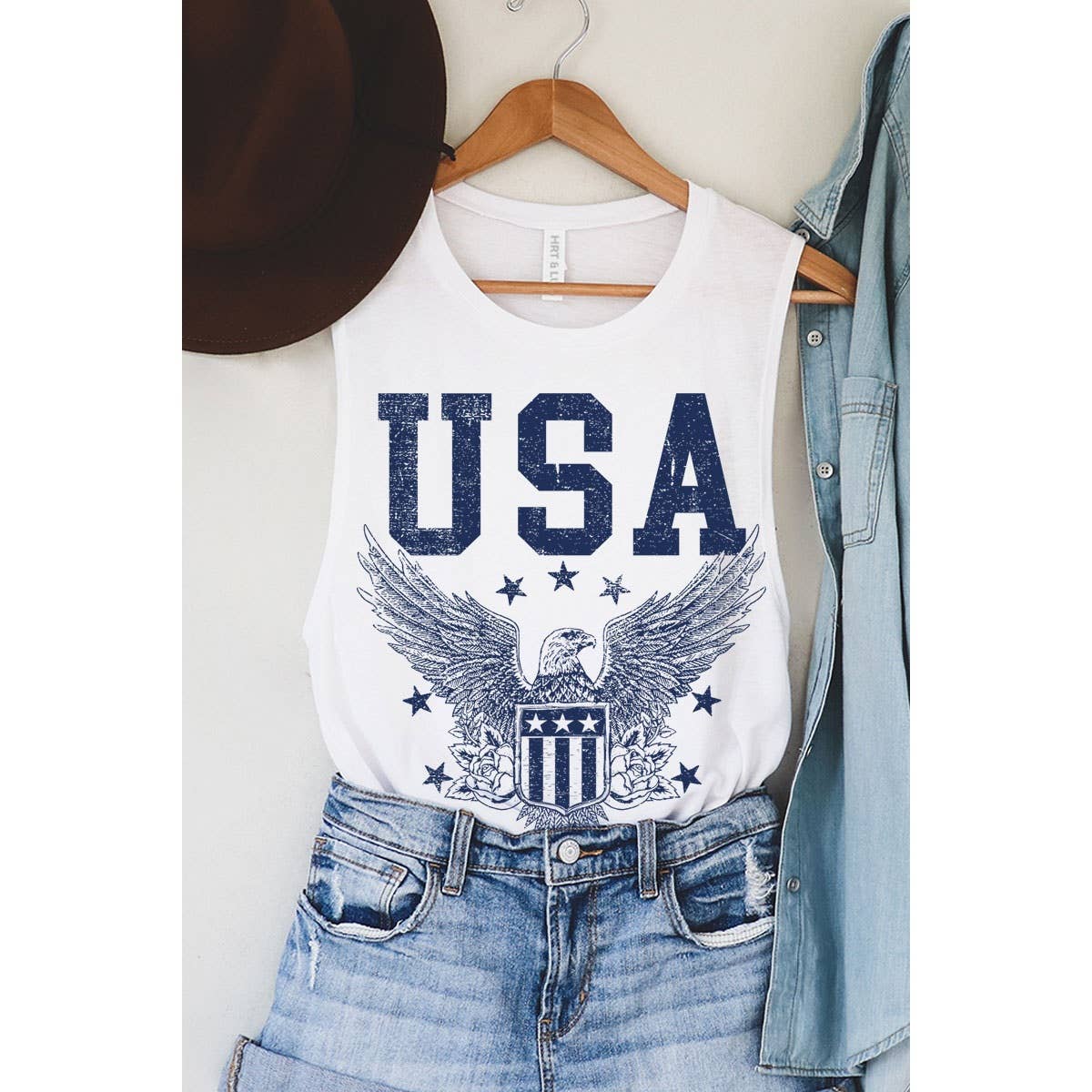 USA GRAPHIC TANK TOP