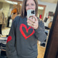 Valentine's Day Heart Crewneck