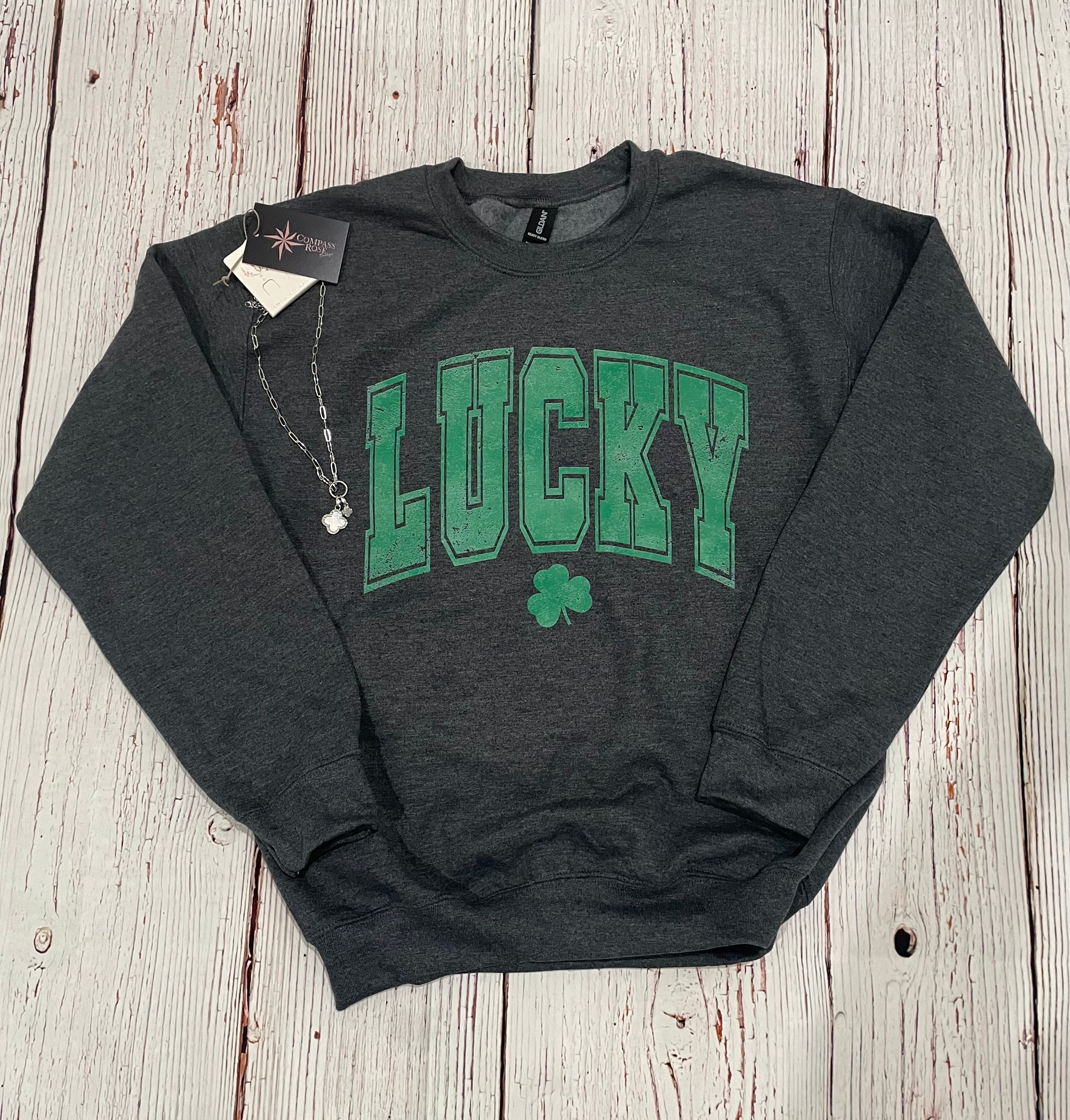 Lucky Crewneck Pullover