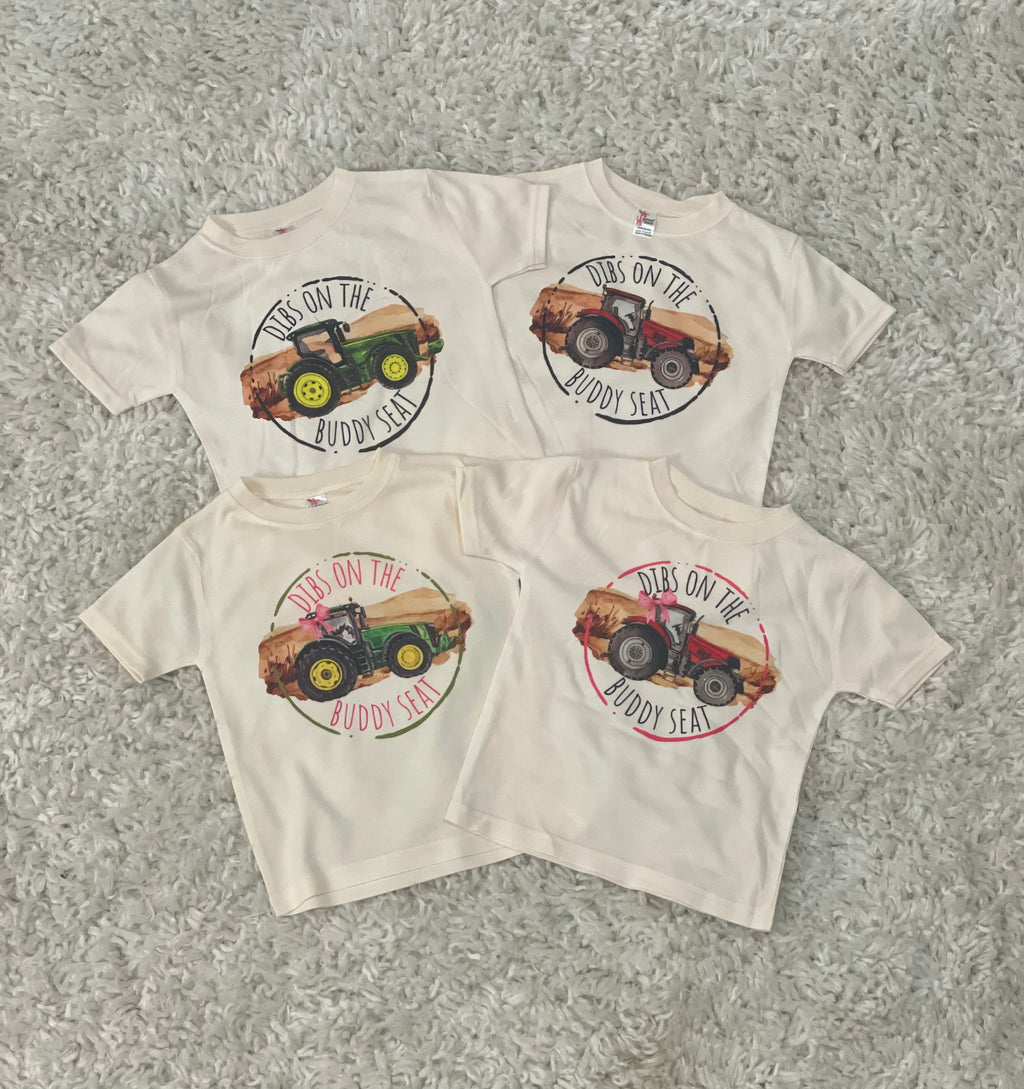 Dibs on The Buddy Seat Kids Tee