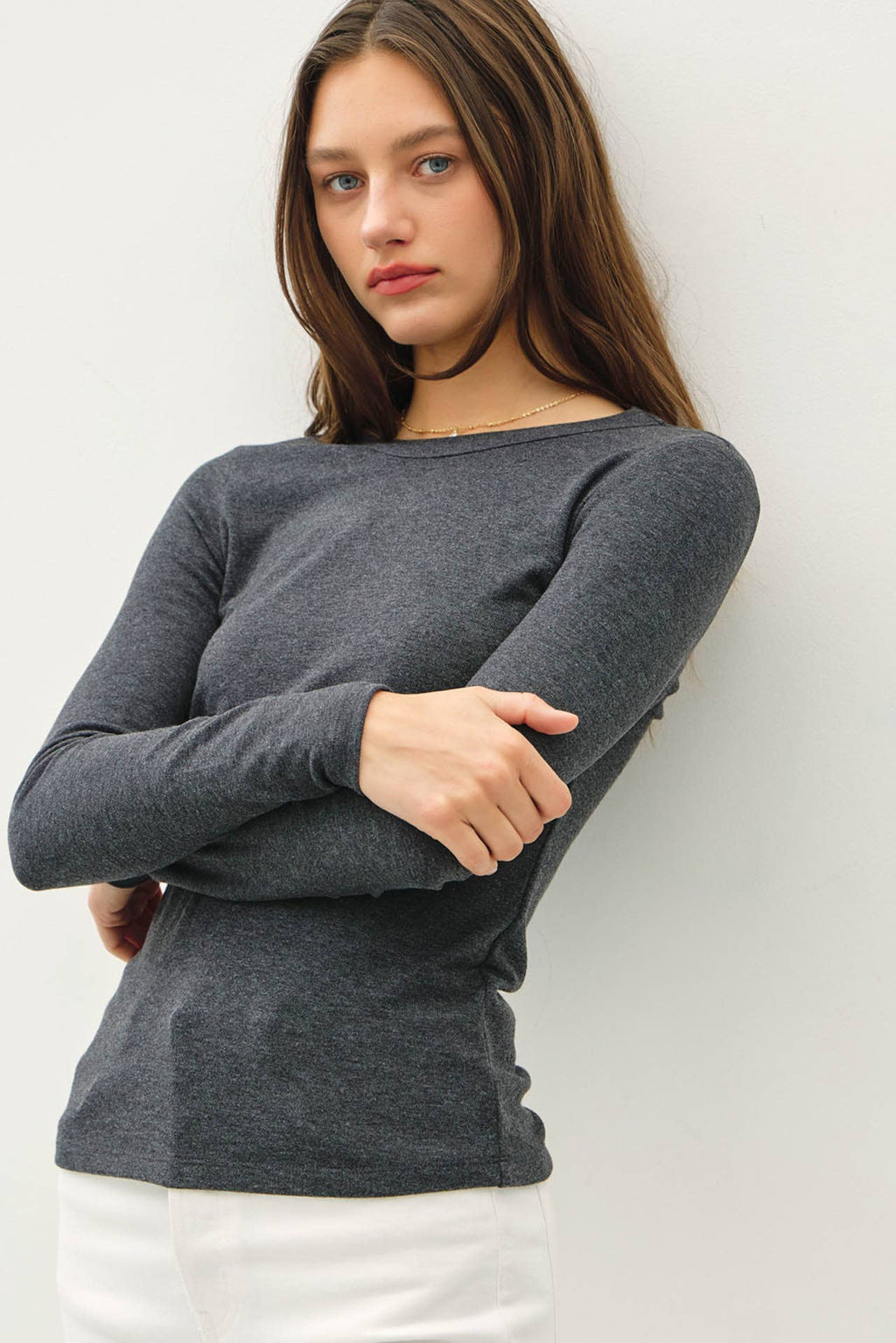 Long Sleeve Knit Top
