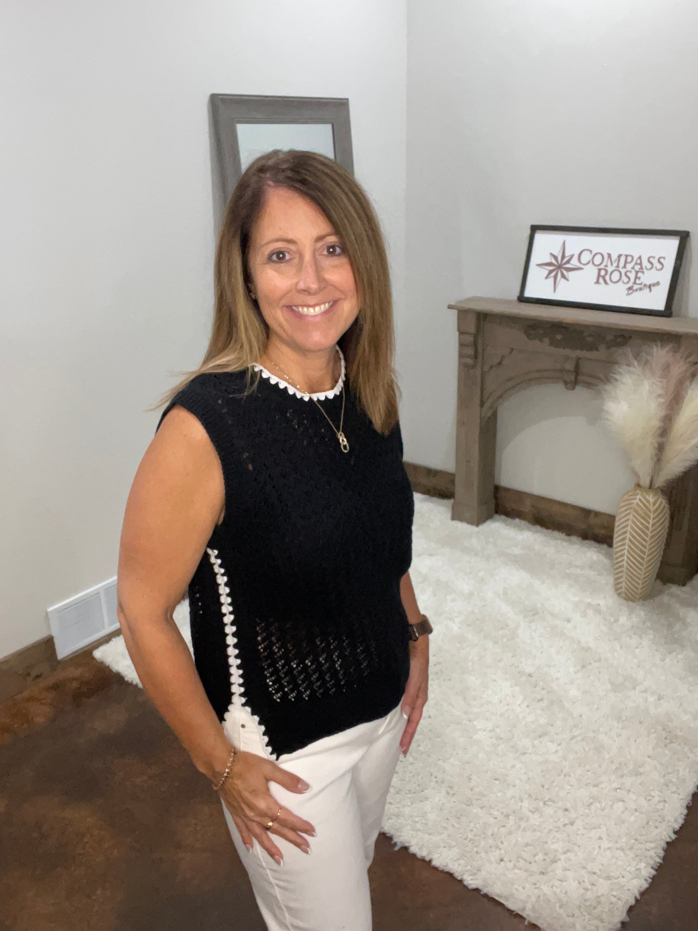 Sleeveless Sweater Vest