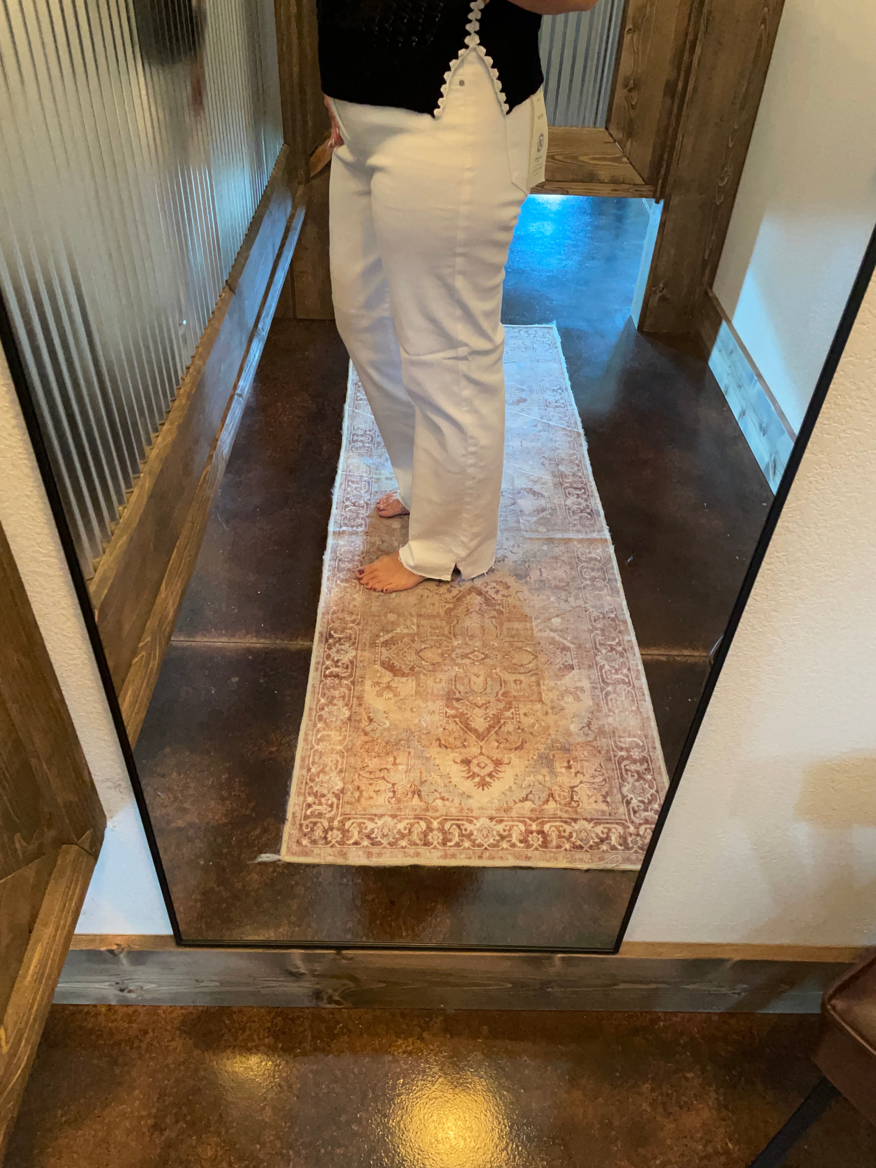 Risen HR Raw Hem Slit Straight Pants