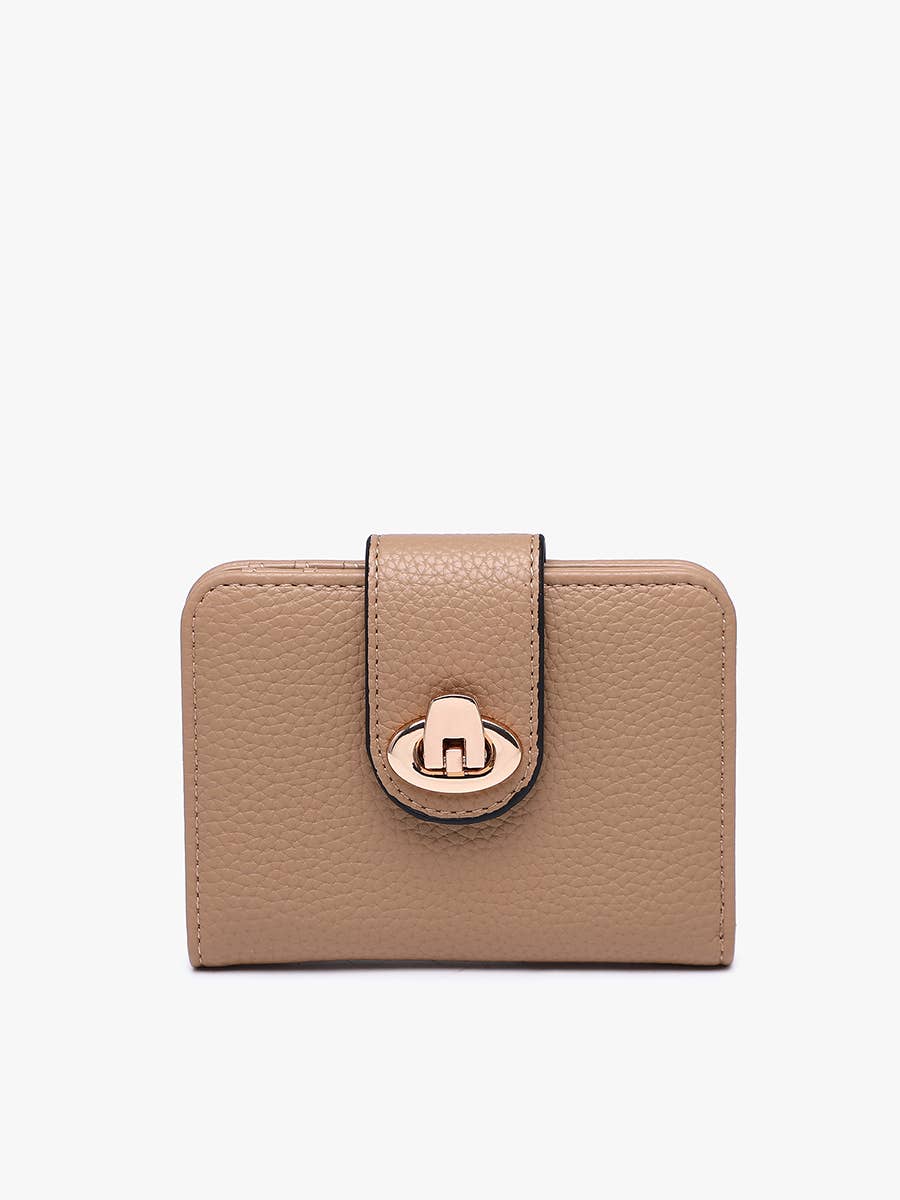Wallet w/ Twist Lock Closure