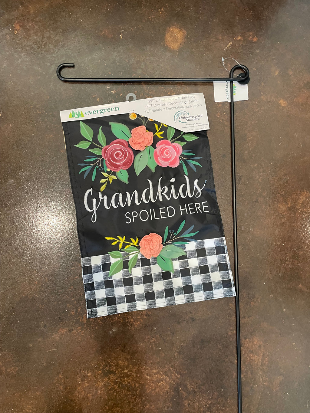 Applique Garden Flag