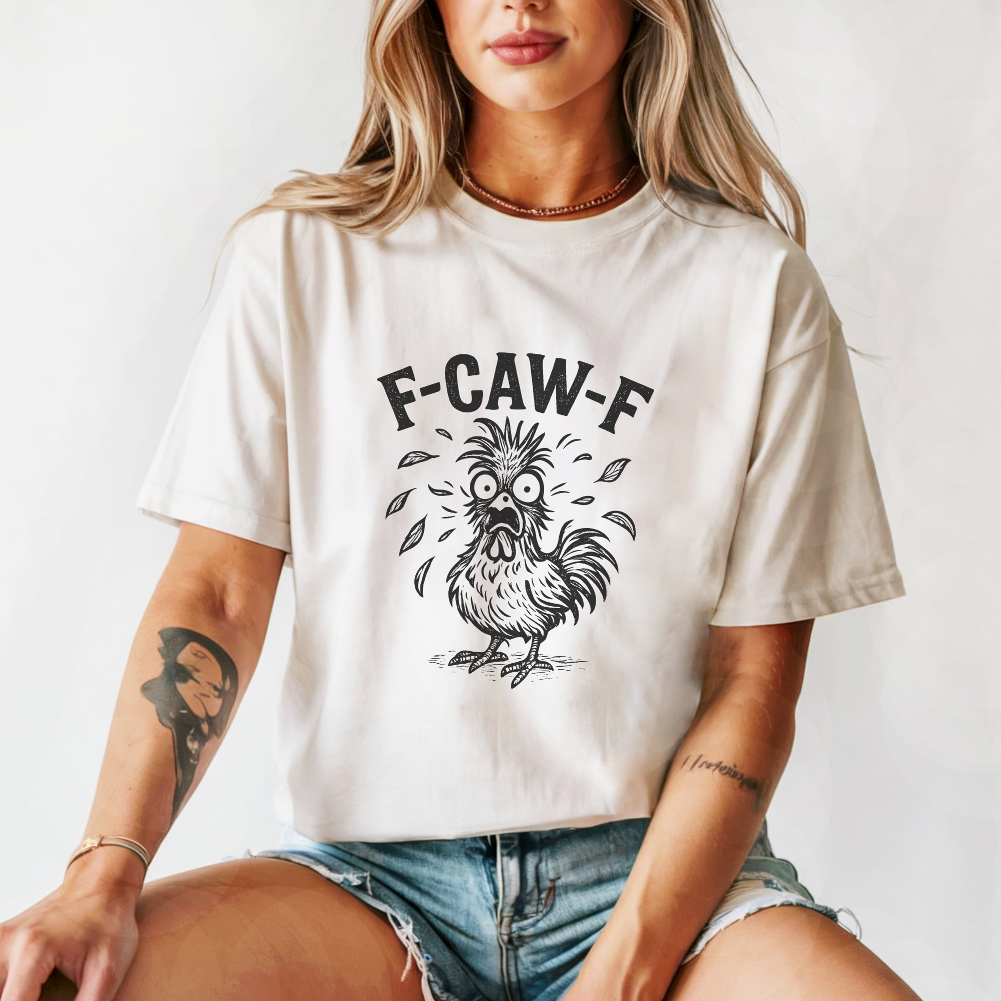 F-CAW-F Chicken Graphic Tee