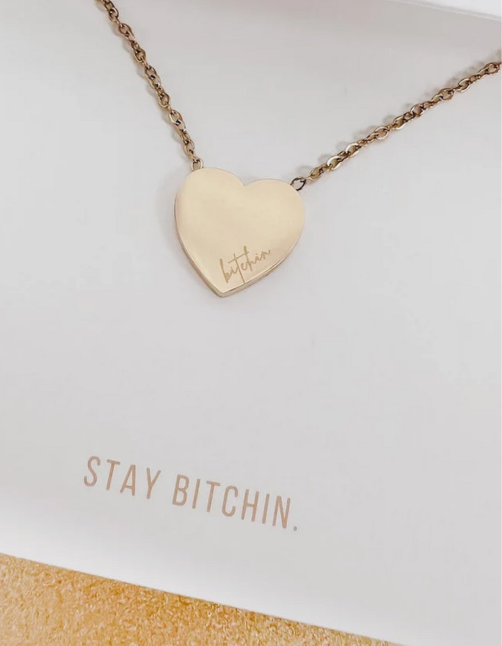 Salty Heart Gift Necklace - WATERPROOF