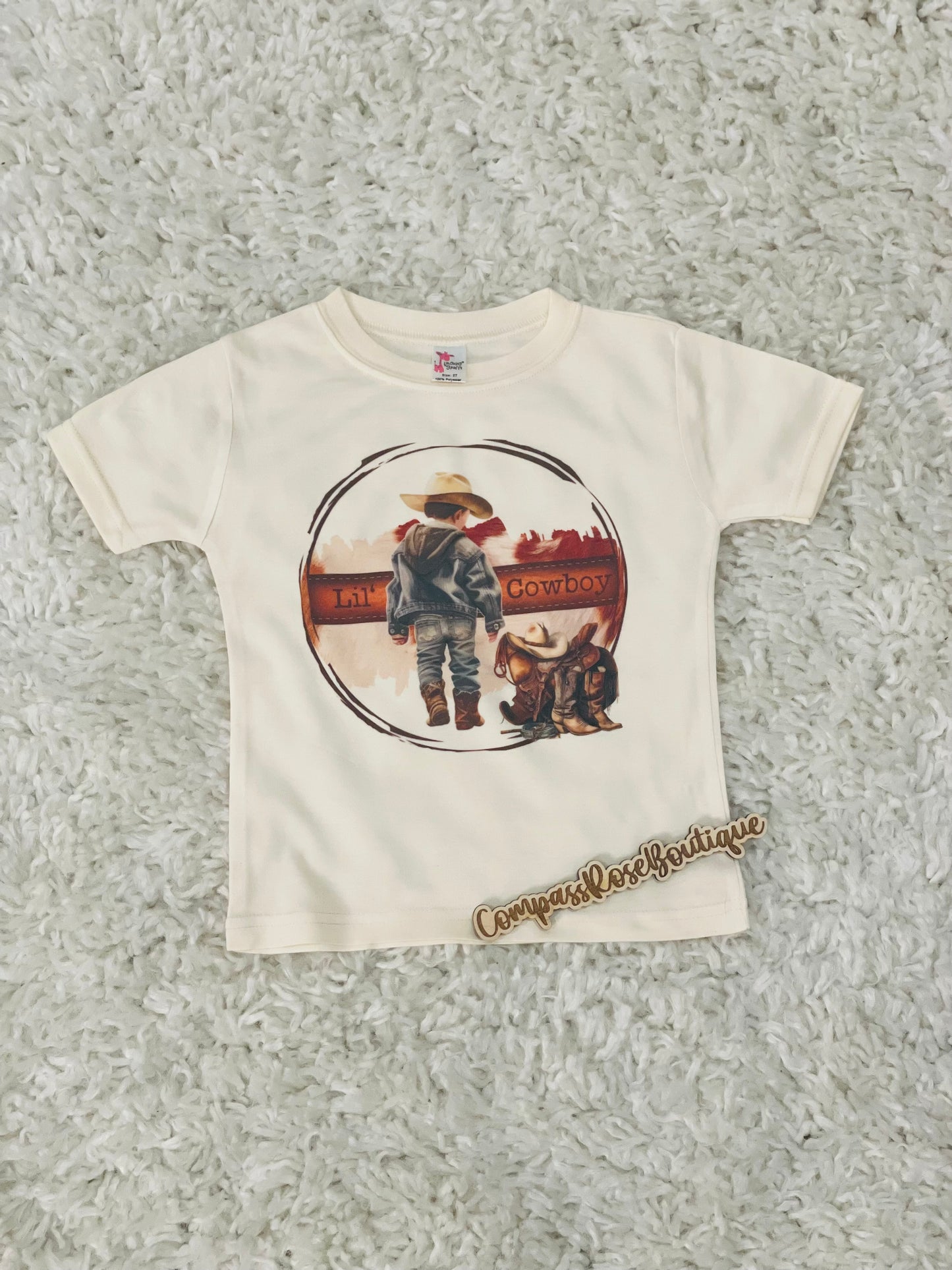 Lil Cowboy Western Kids Tee