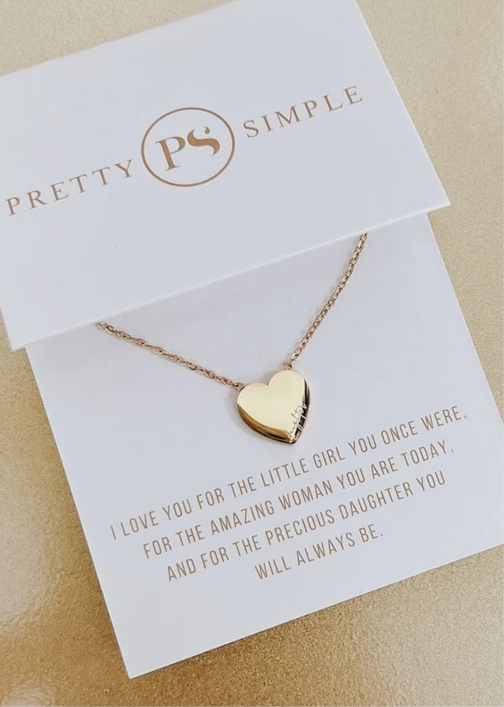 Sweet Heart Gift Necklace - WATERPROOF