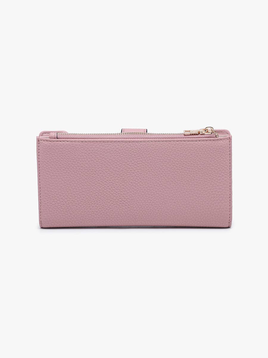 RFID Fold-Out Wallet w/ Removable Card Slot