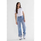 Super High Wide Leg w/ Cuff Hem