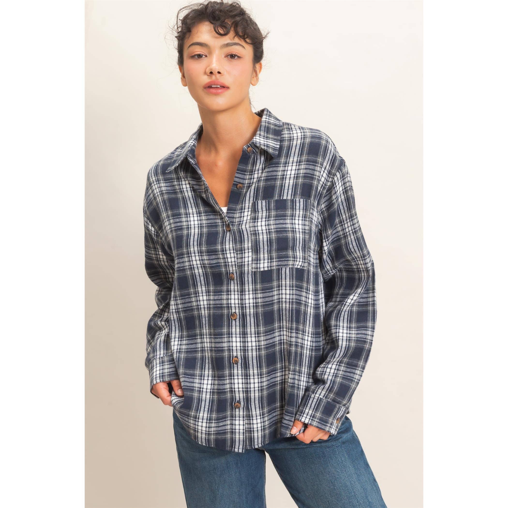 Plaid Long Sleeve Shirt