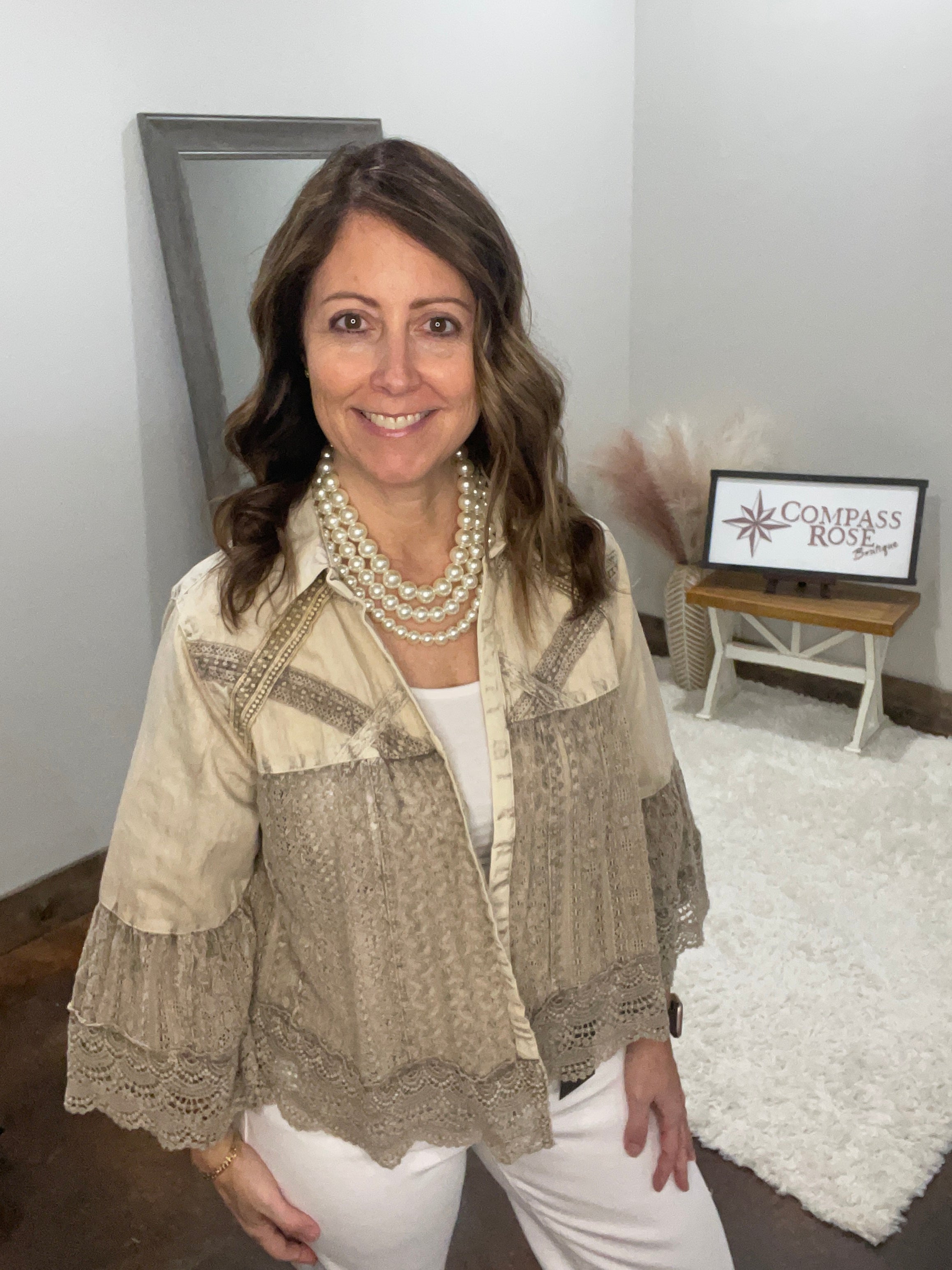 Bohemian Crochet Lace Jacket