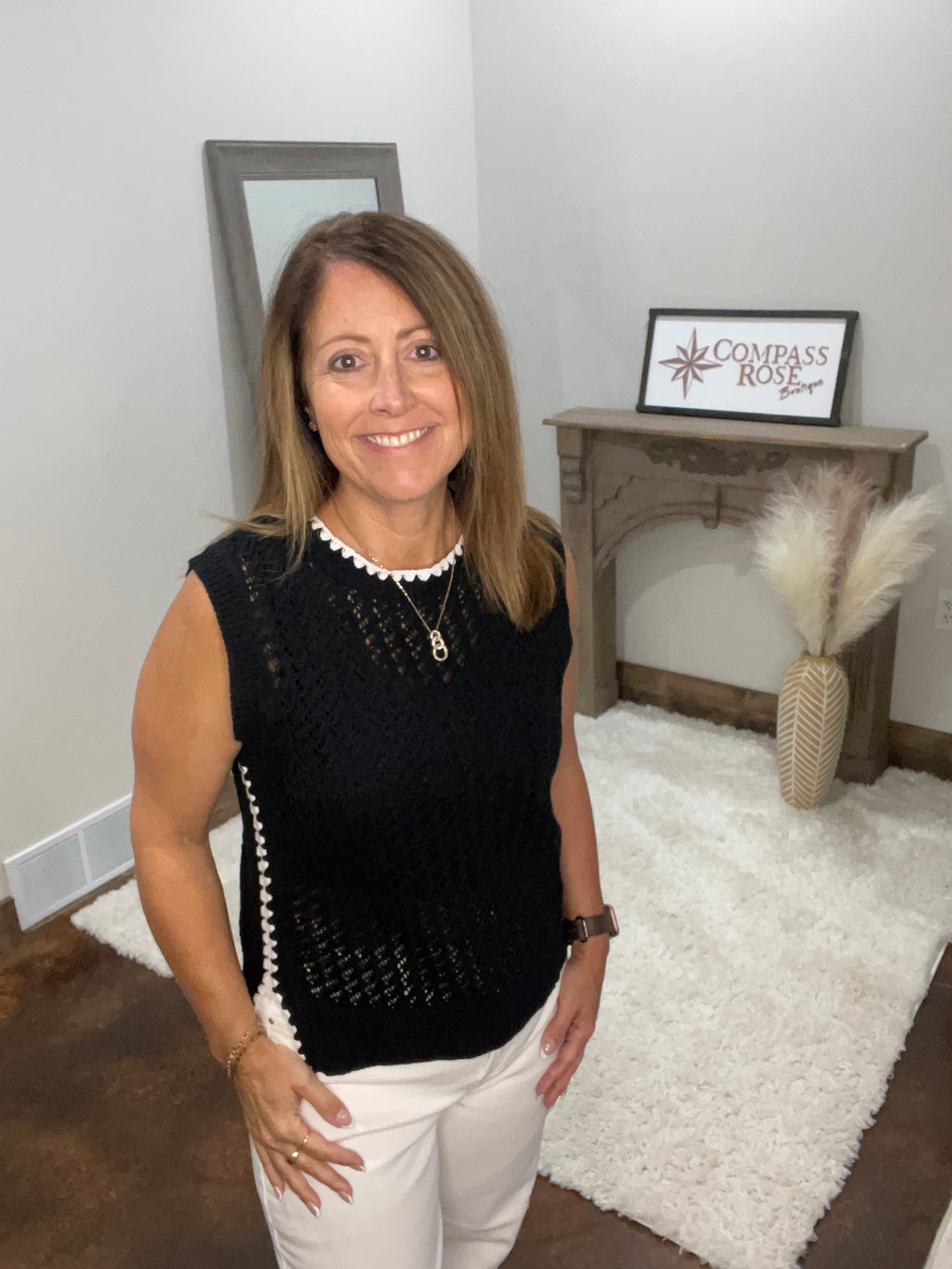 Sleeveless Sweater Vest