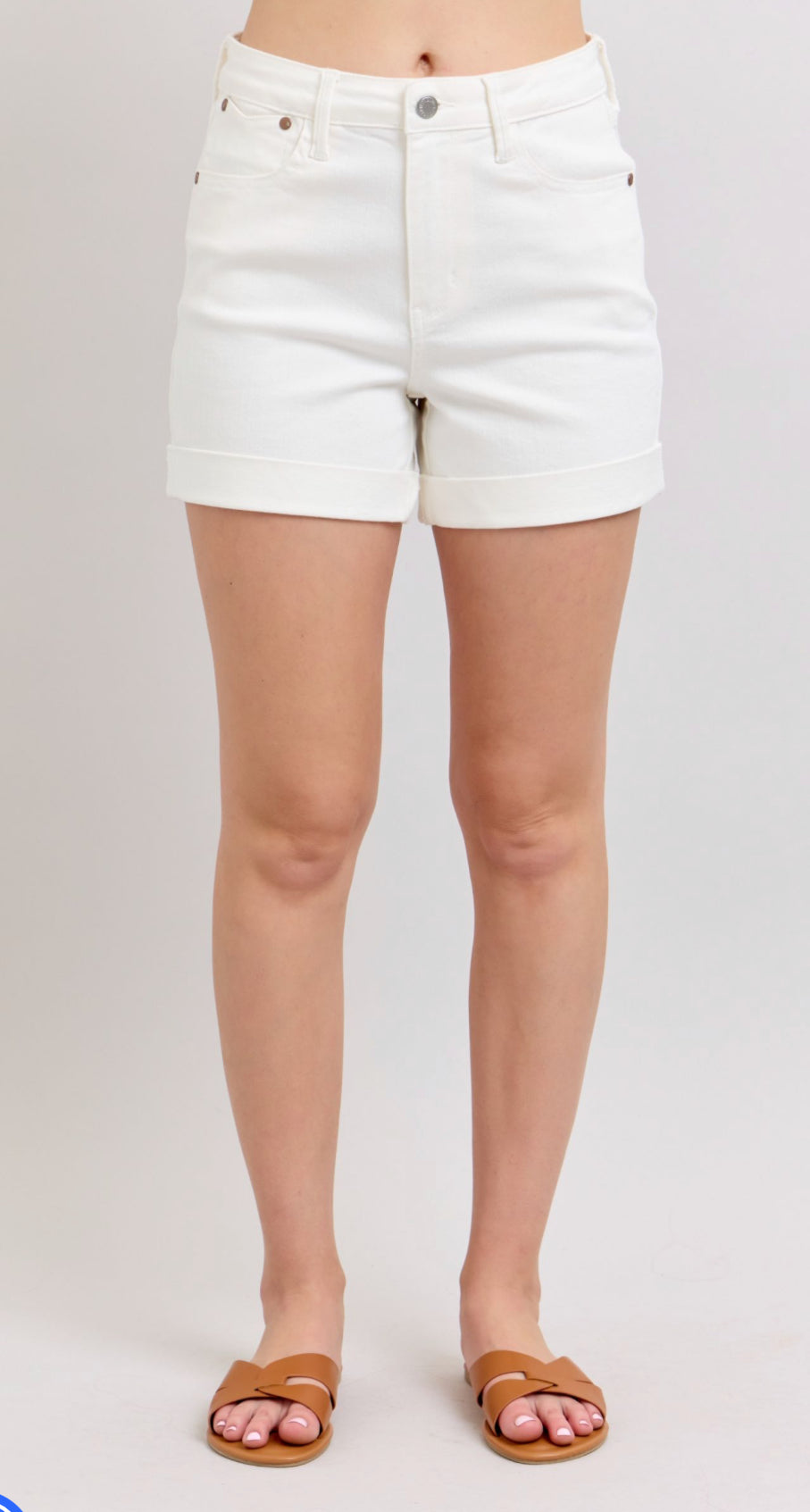Judy Blue High Waist Double Roll Cuff Shorts