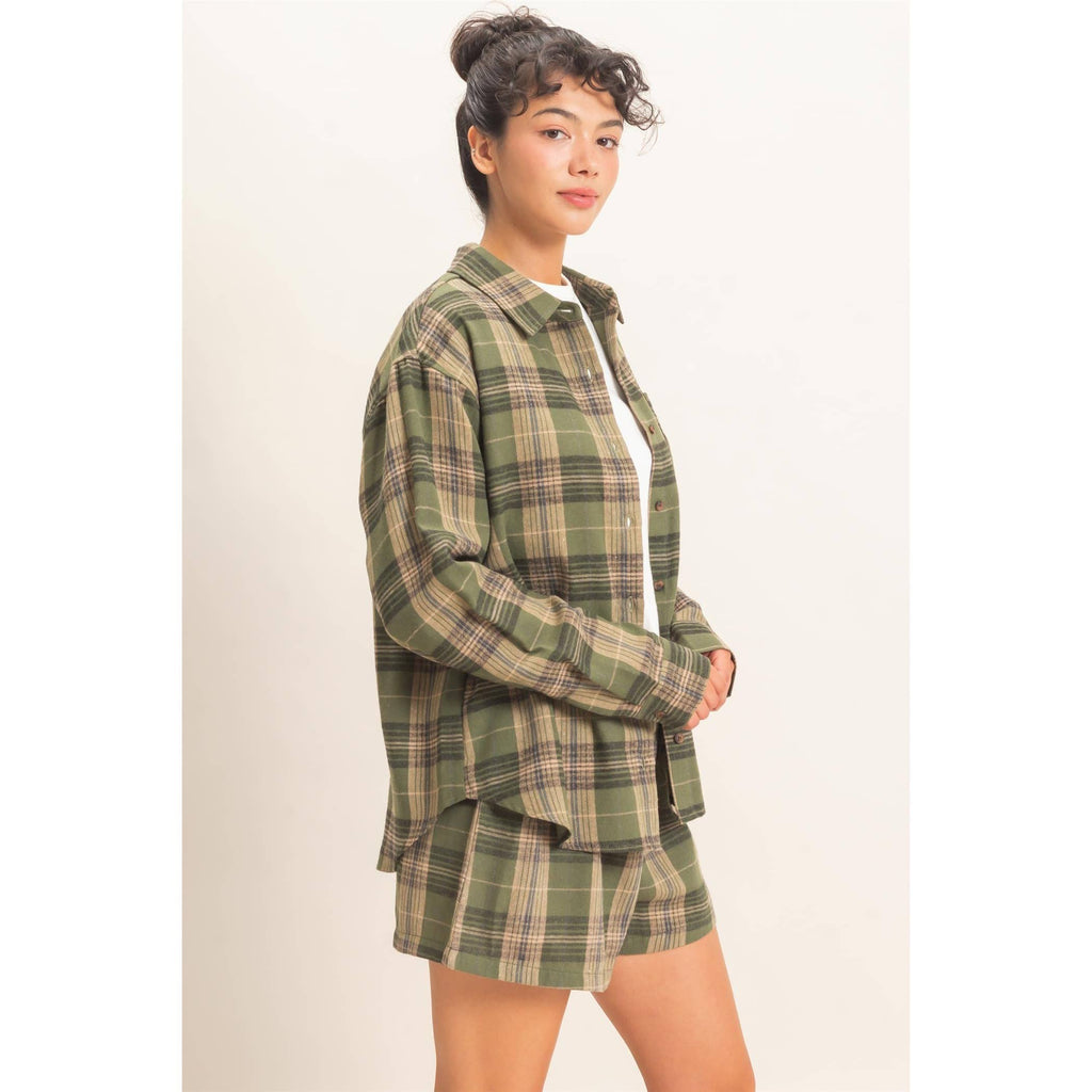 Plaid Long Sleeve Shirt
