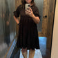 Flowy Loose Short Sleeve Dress