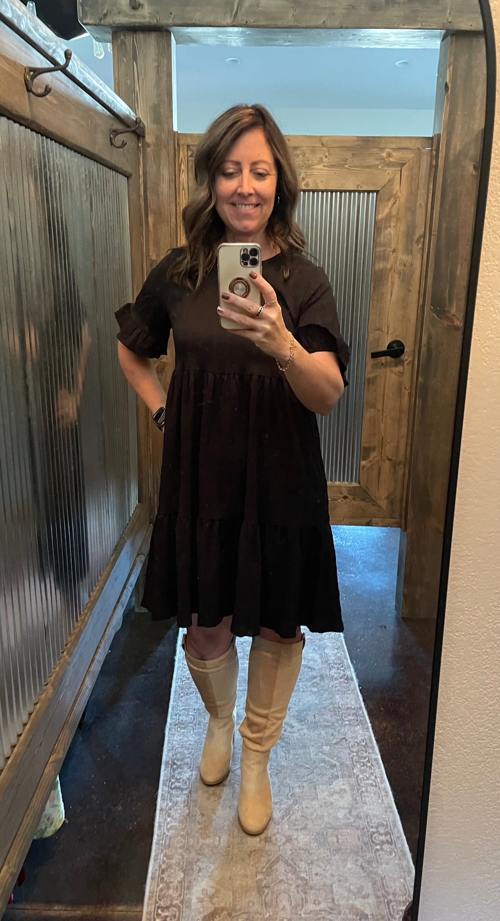 Flowy Loose Short Sleeve Dress