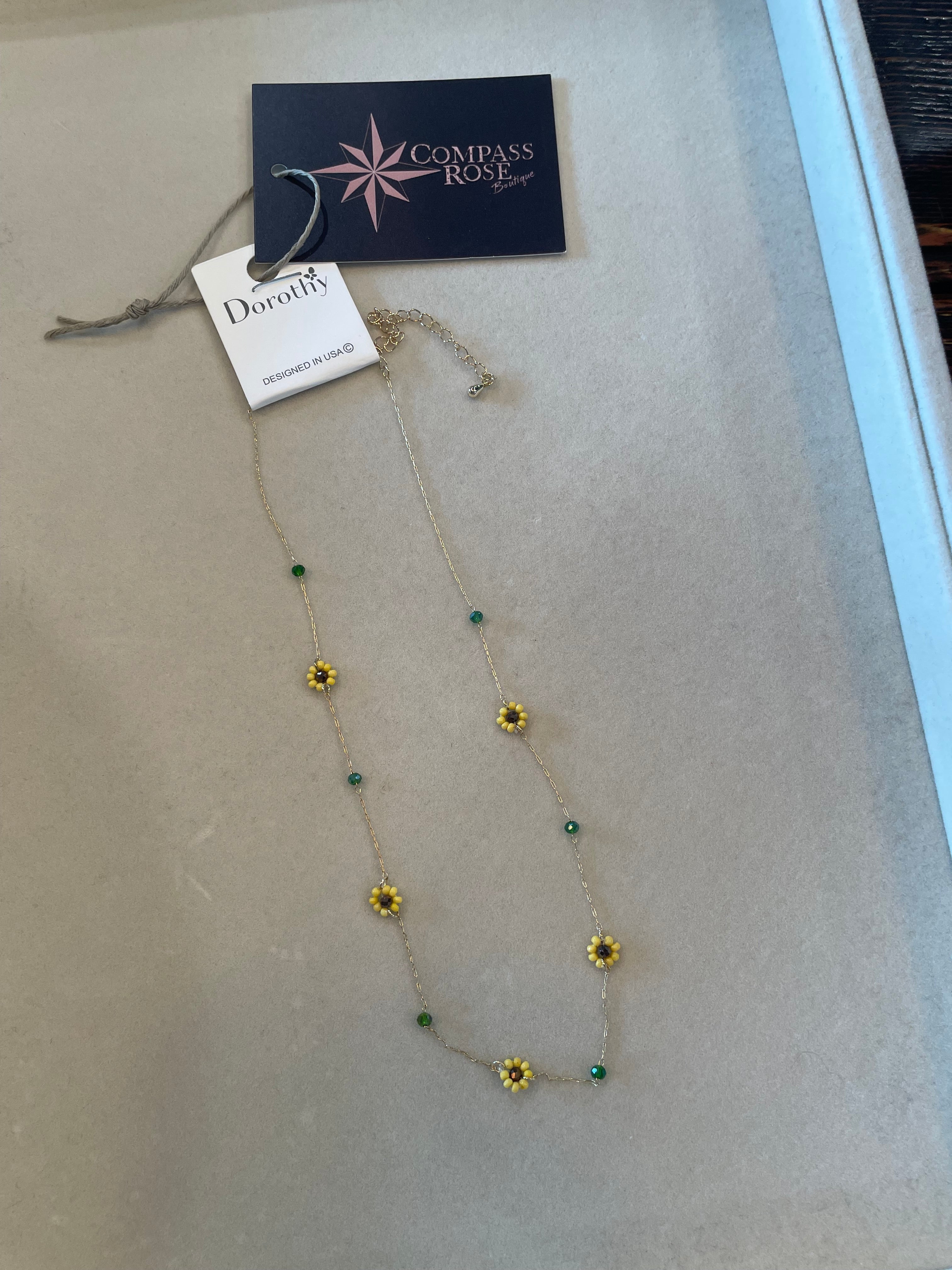 Dainty Flower Necklace