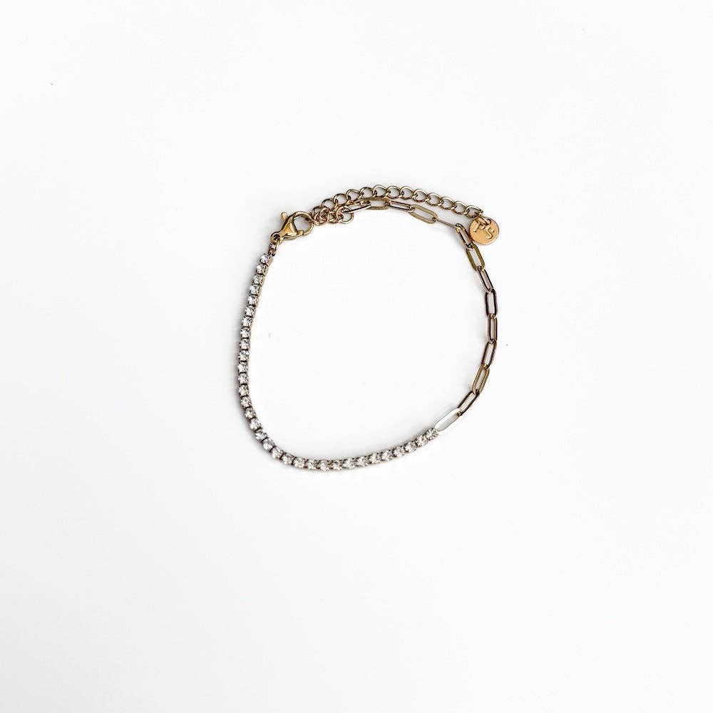 Diamond Tennis Chain Bracelet - WATERPROOF