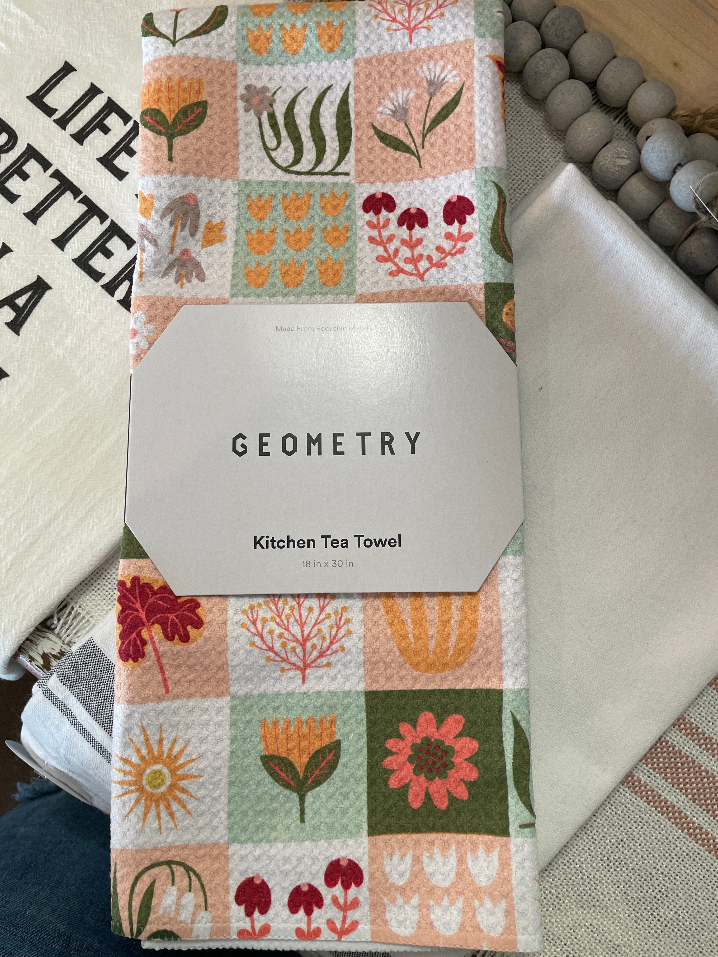 Geometry Tea Towel
