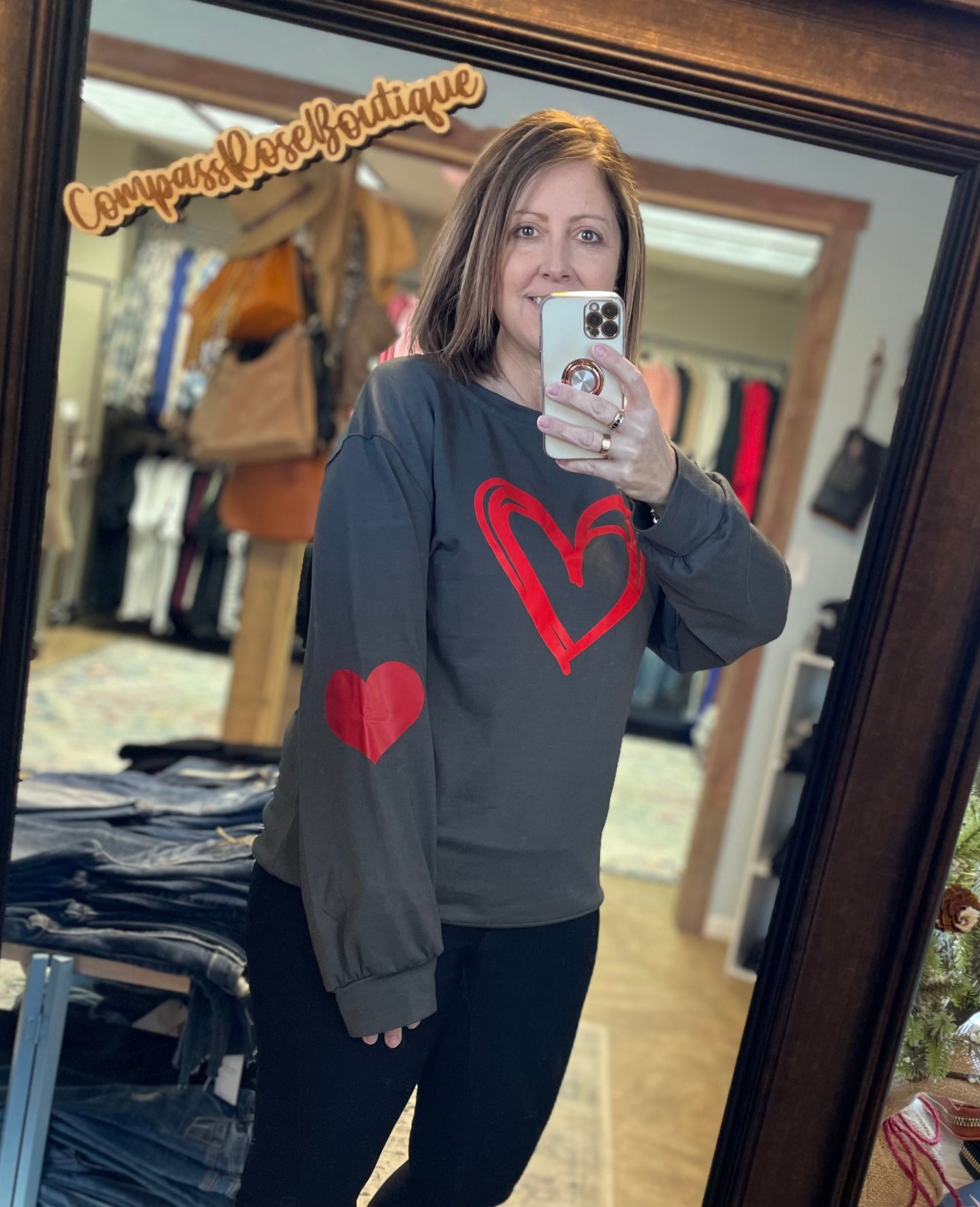 Valentine's Day Heart Crewneck