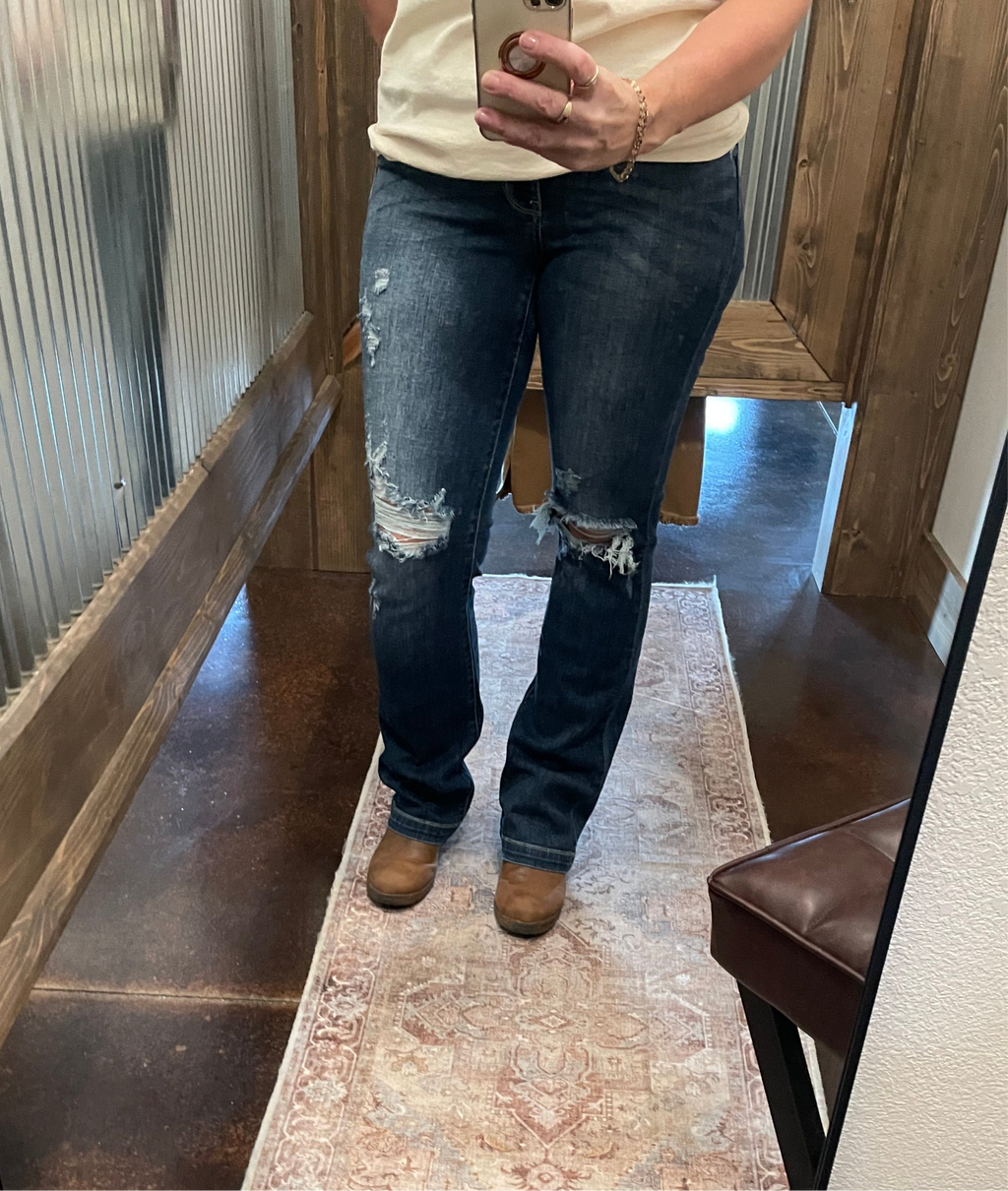 Judy Blue MR Hand Sand & Destroy Bootcut