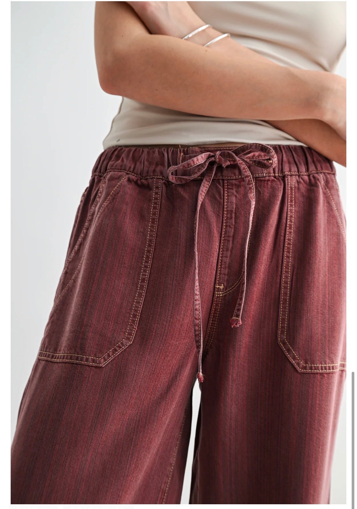 Mica High-Rise Wide Leg Jogger