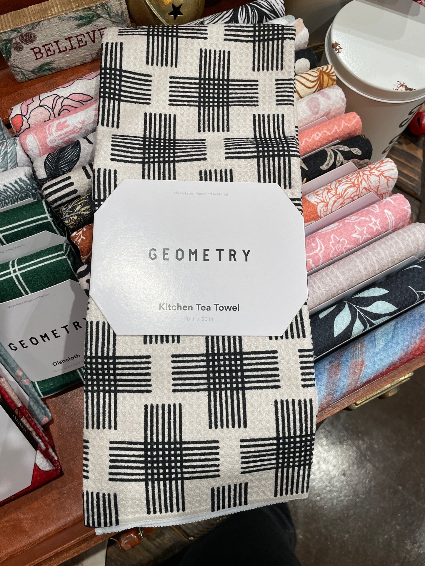 Geometry Tea Towel