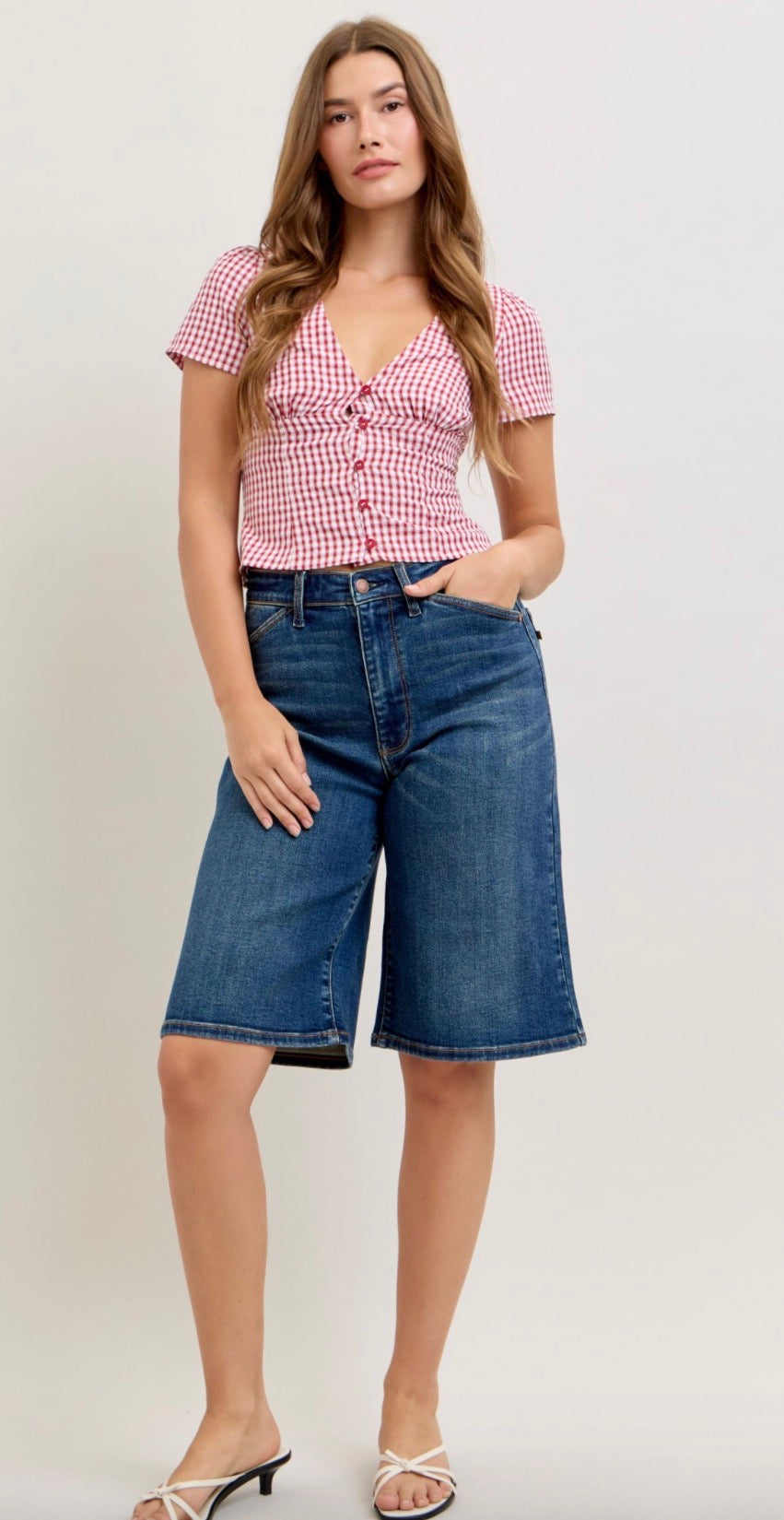 Judy Blue High Waist Jort