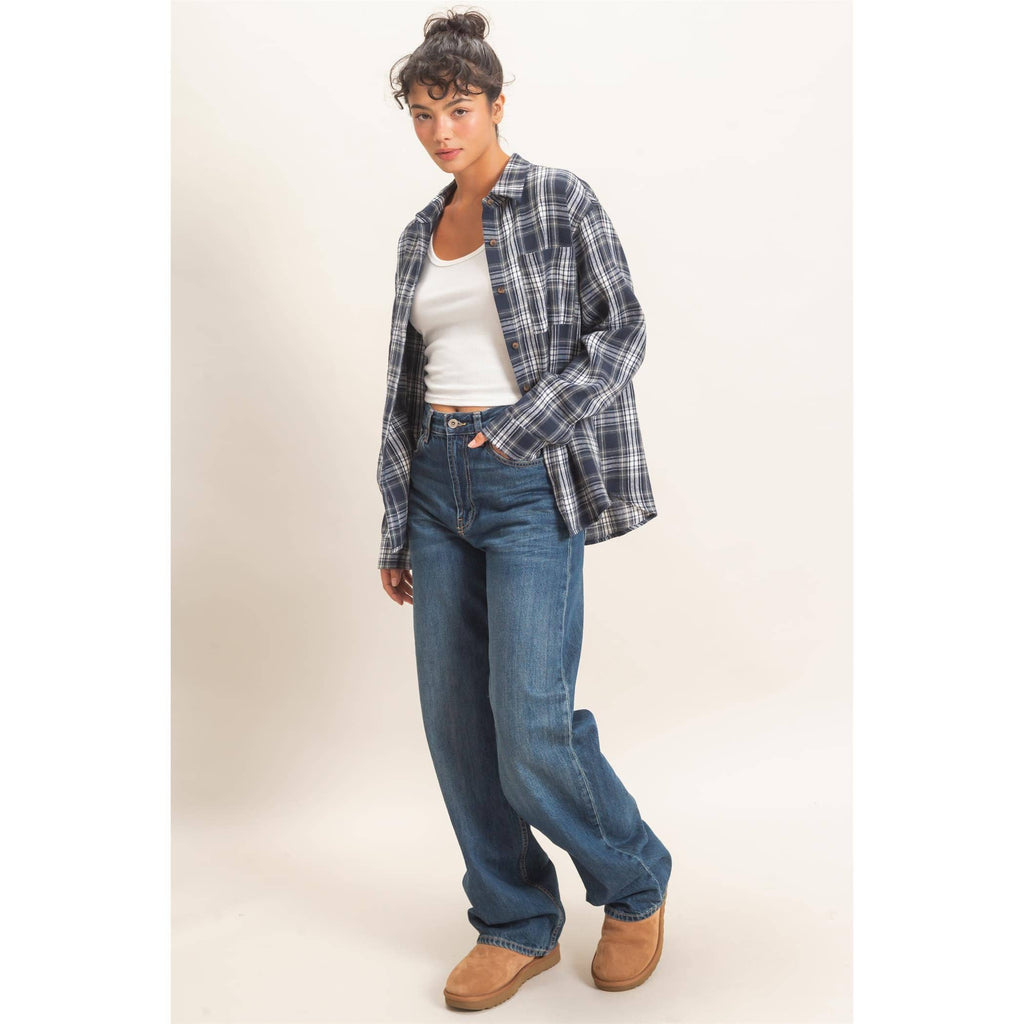 Plaid Long Sleeve Shirt
