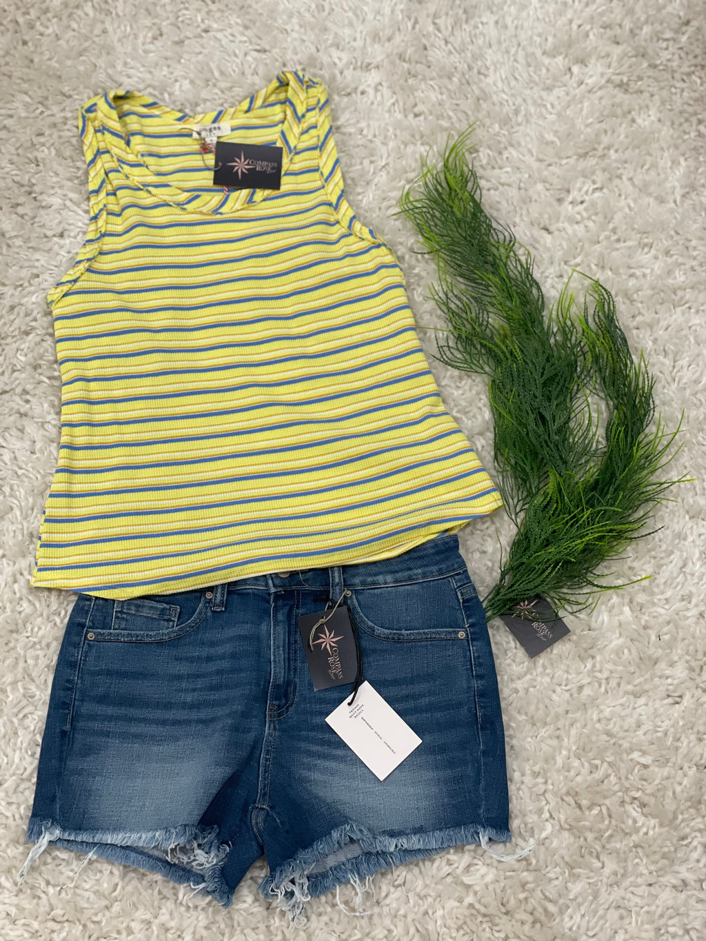 Mini Waffle Knit Tank Top