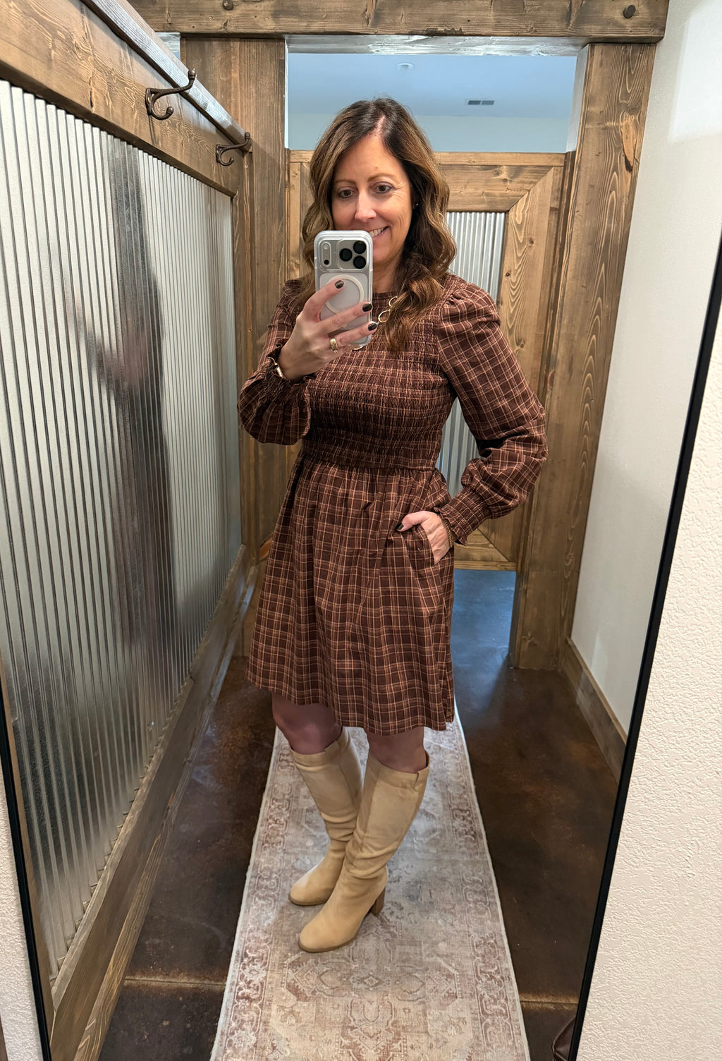 Plaid Dress
