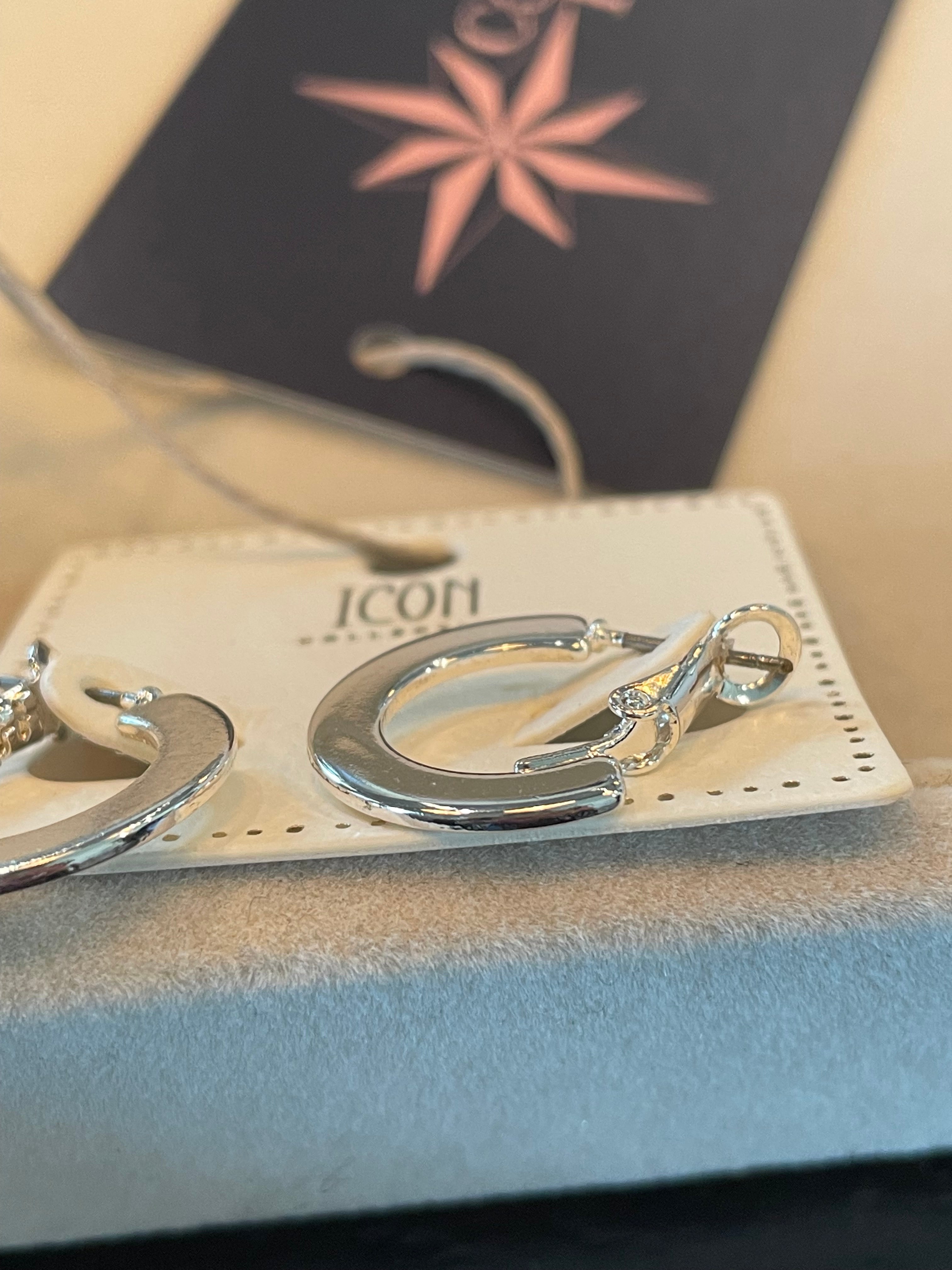 Flat Hoop Earrings