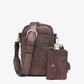 Parker 3 Compartment Crossbody w/ Pouch