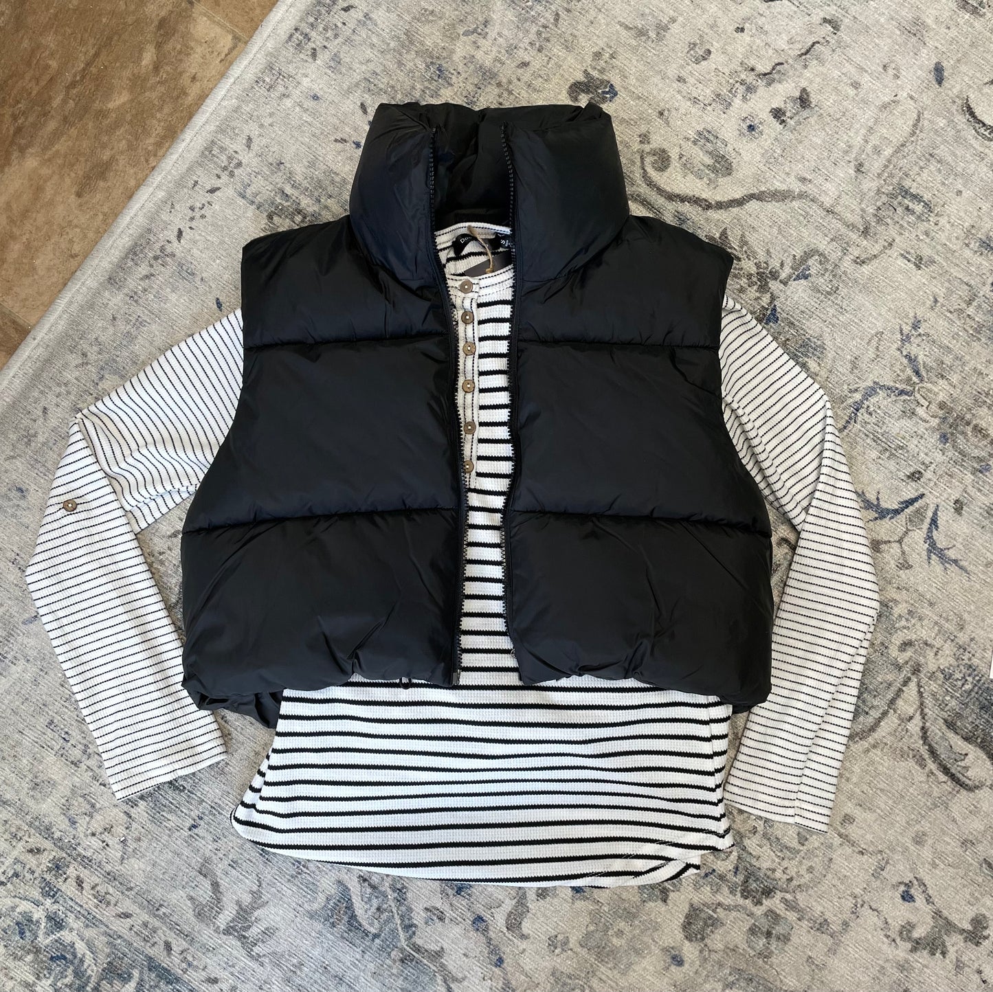 Puffer Cropped Vest