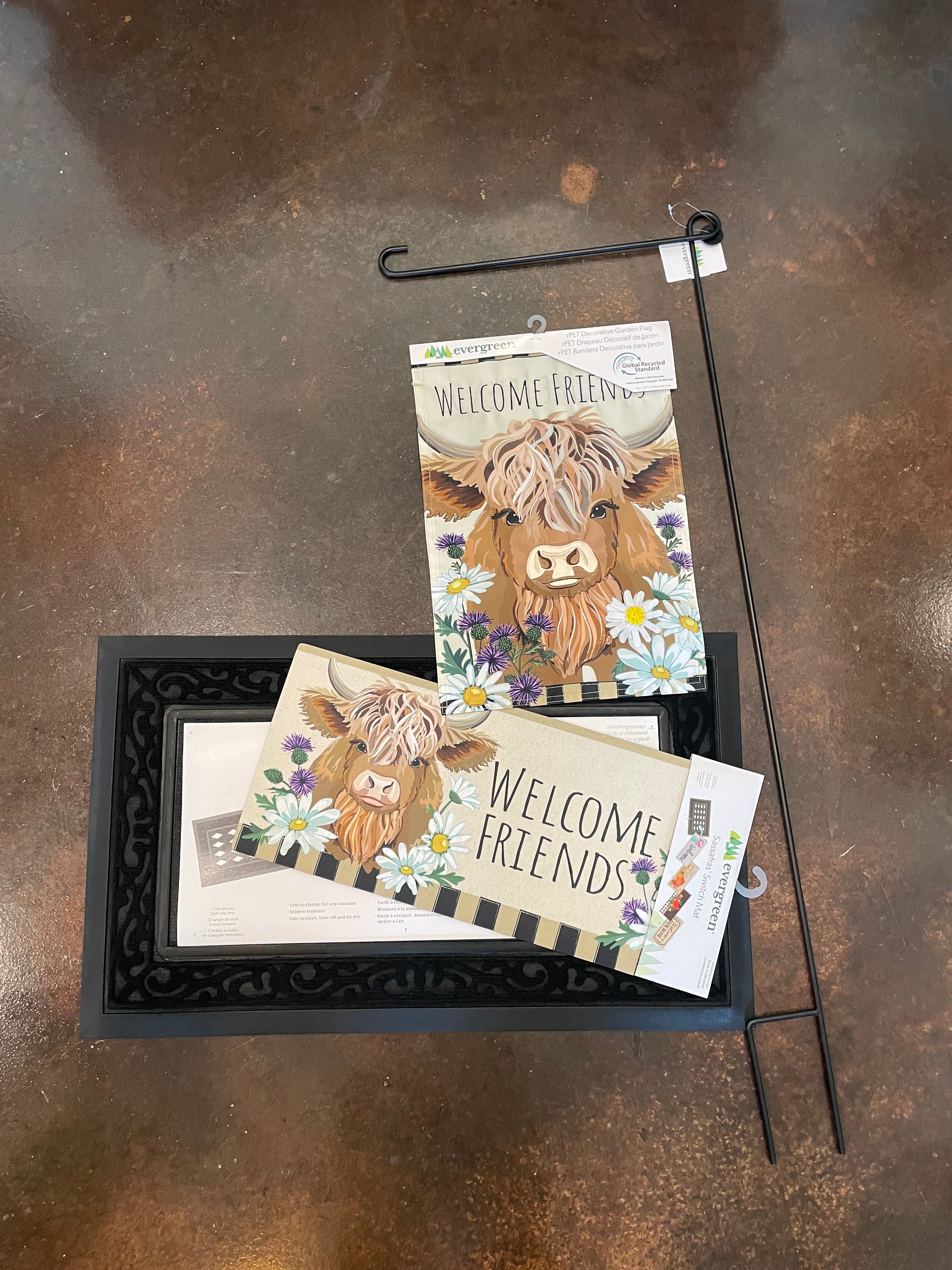 Applique Garden Flag