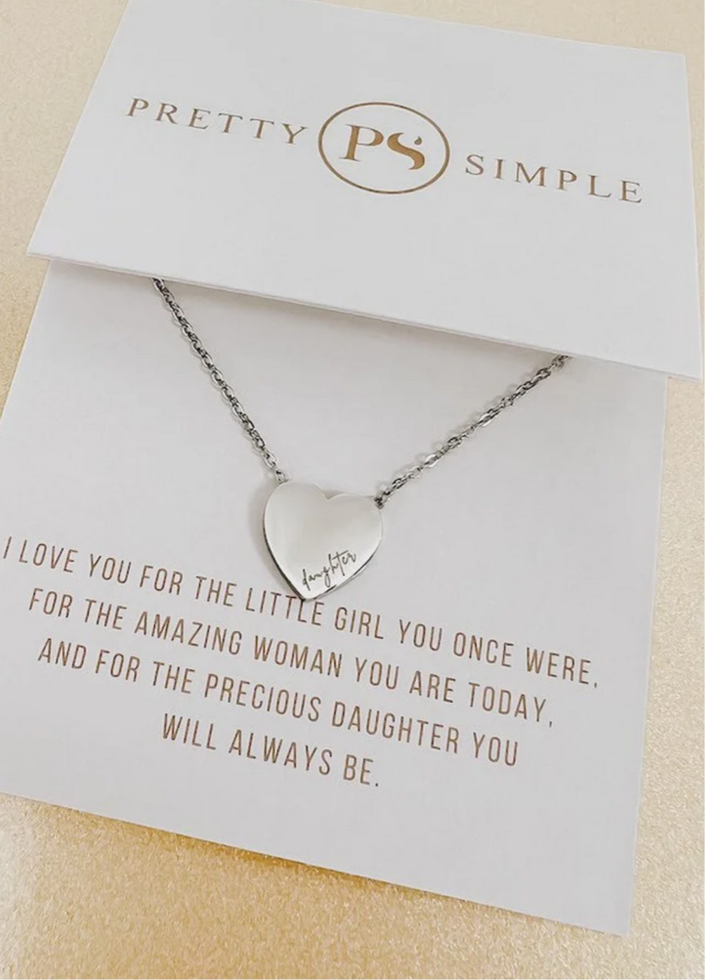 Sweet Heart Gift Necklace - WATERPROOF