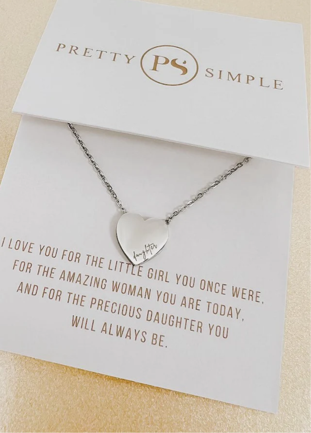 Sweet Heart Gift Necklace - WATERPROOF