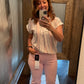 Risen HR Crop Straight Pants