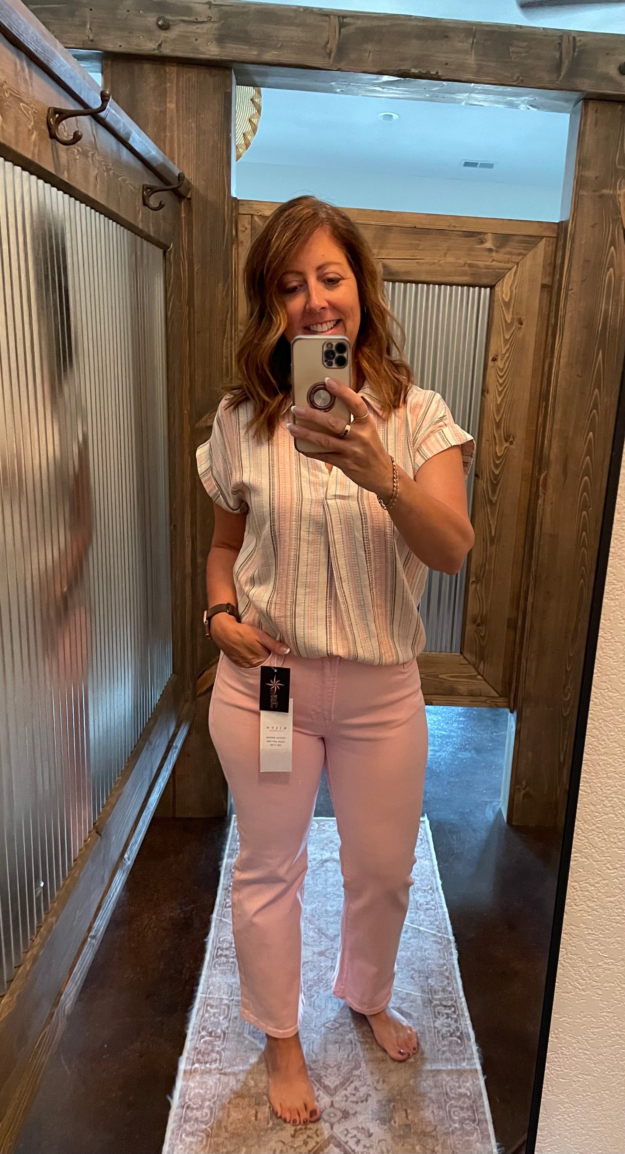 Risen HR Crop Straight Pants