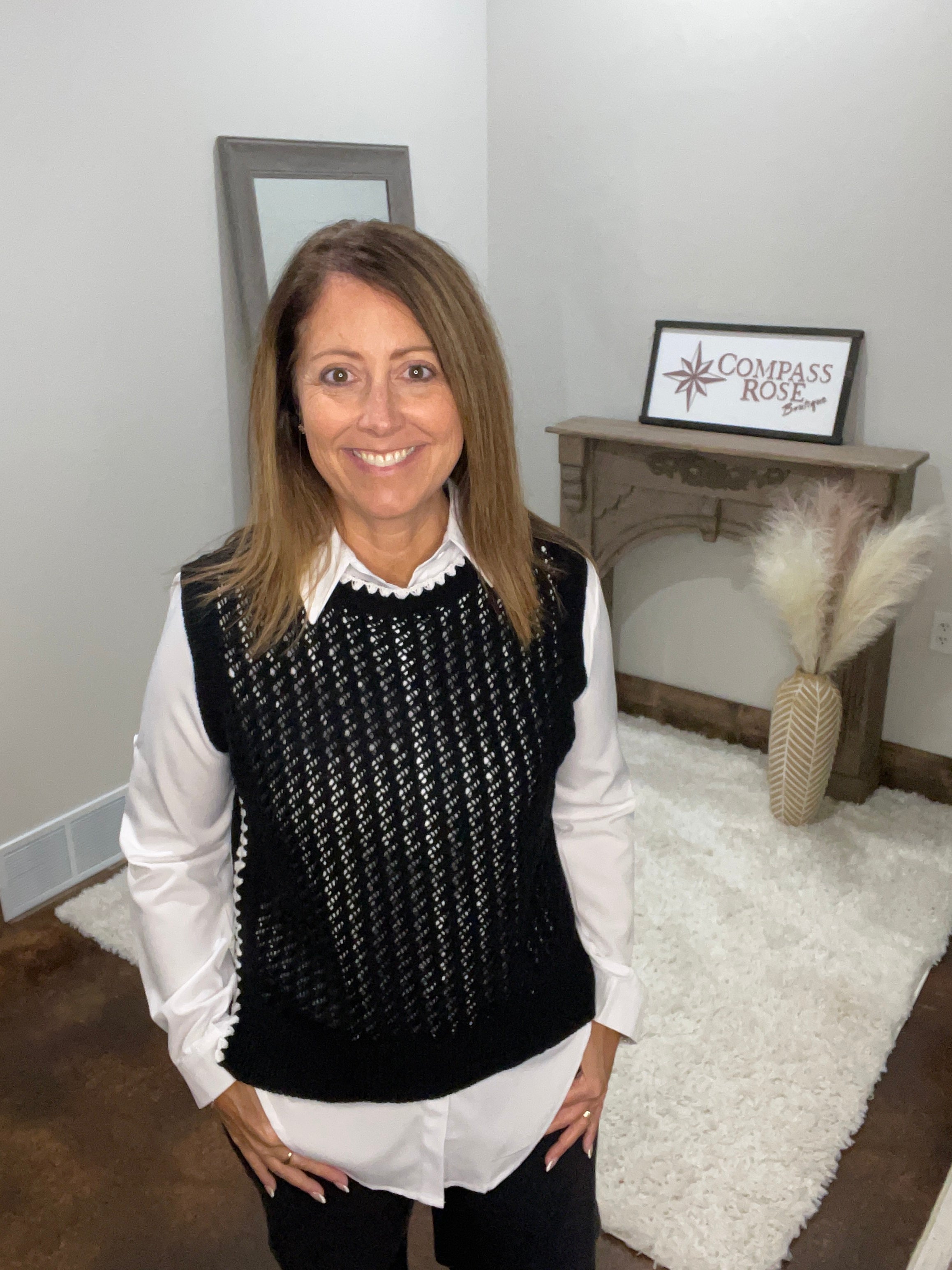 Sleeveless Sweater Vest