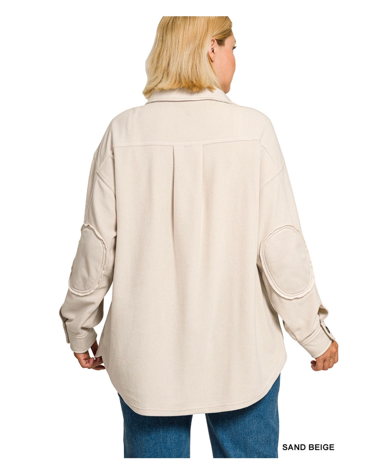 Oversized Basic Fleece Shacket