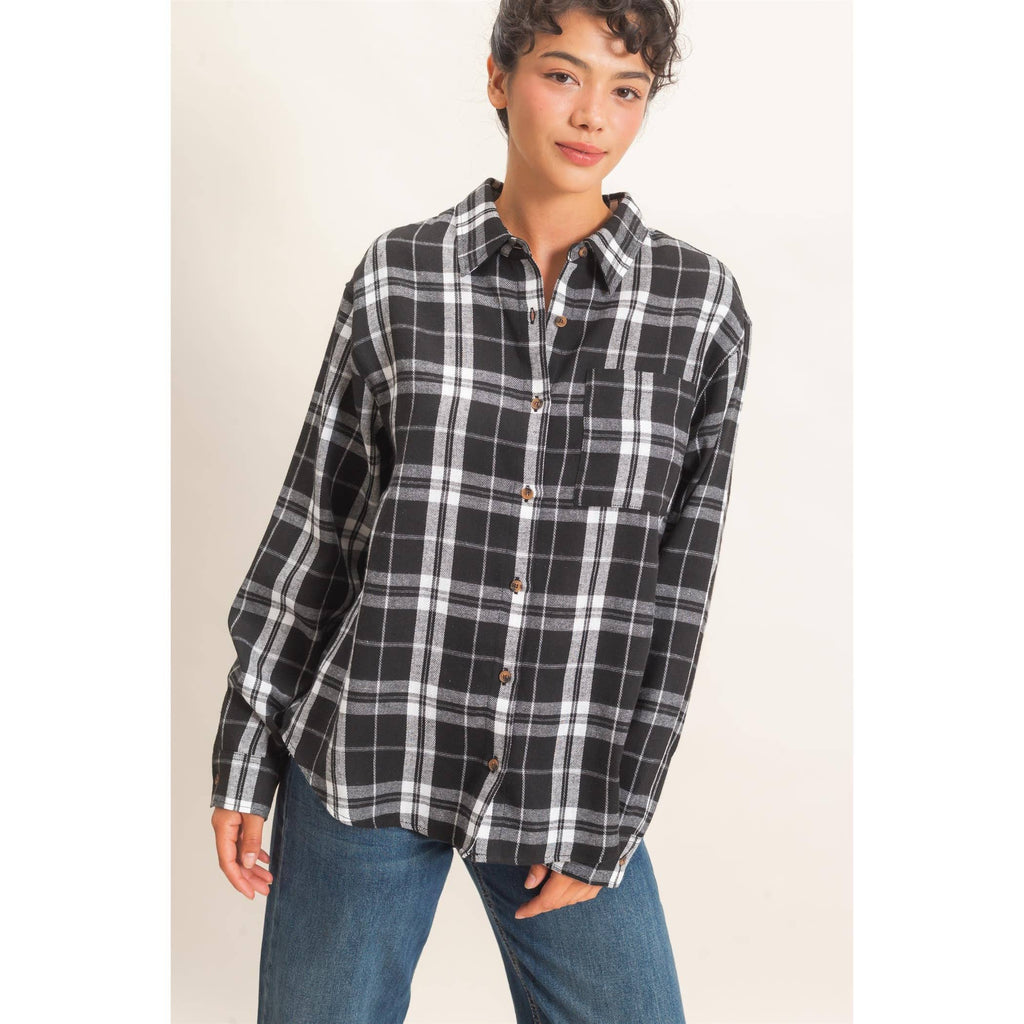 Plaid Long Sleeve Shirt