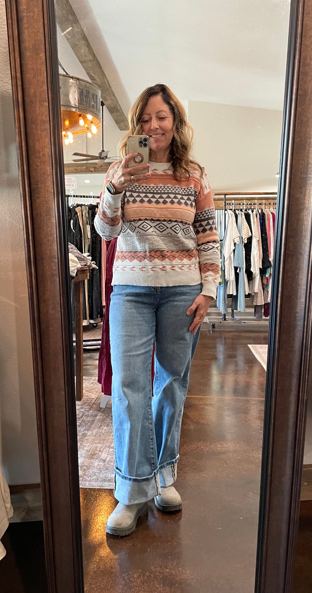 Super High Wide Leg w/ Cuff Hem