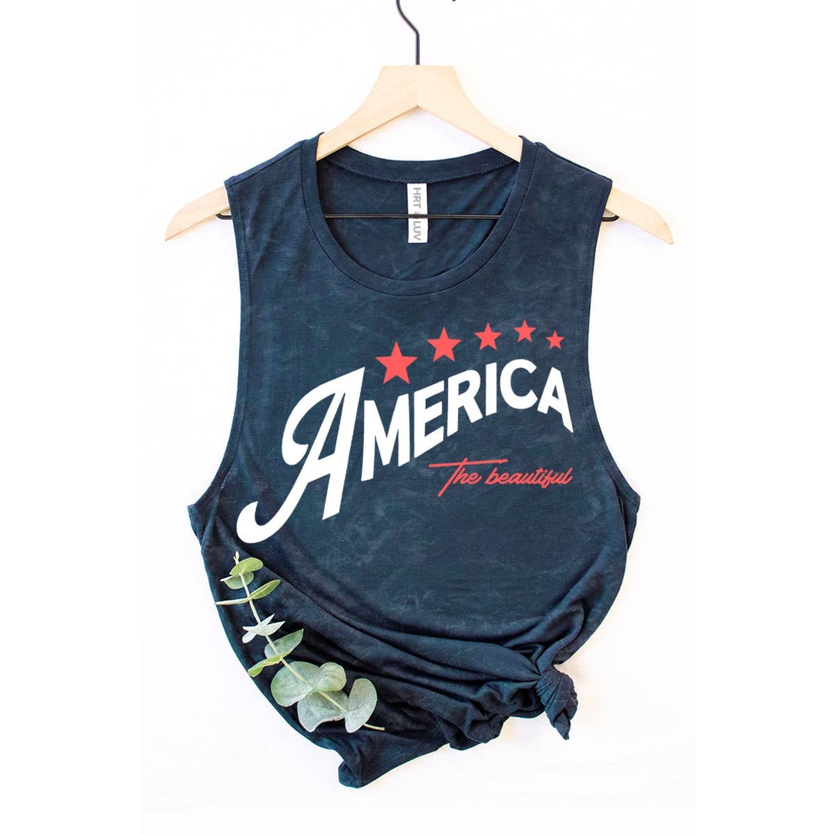 THE BEAUTIFUL AMERICA MINERAL GRAPHIC TANK TOP