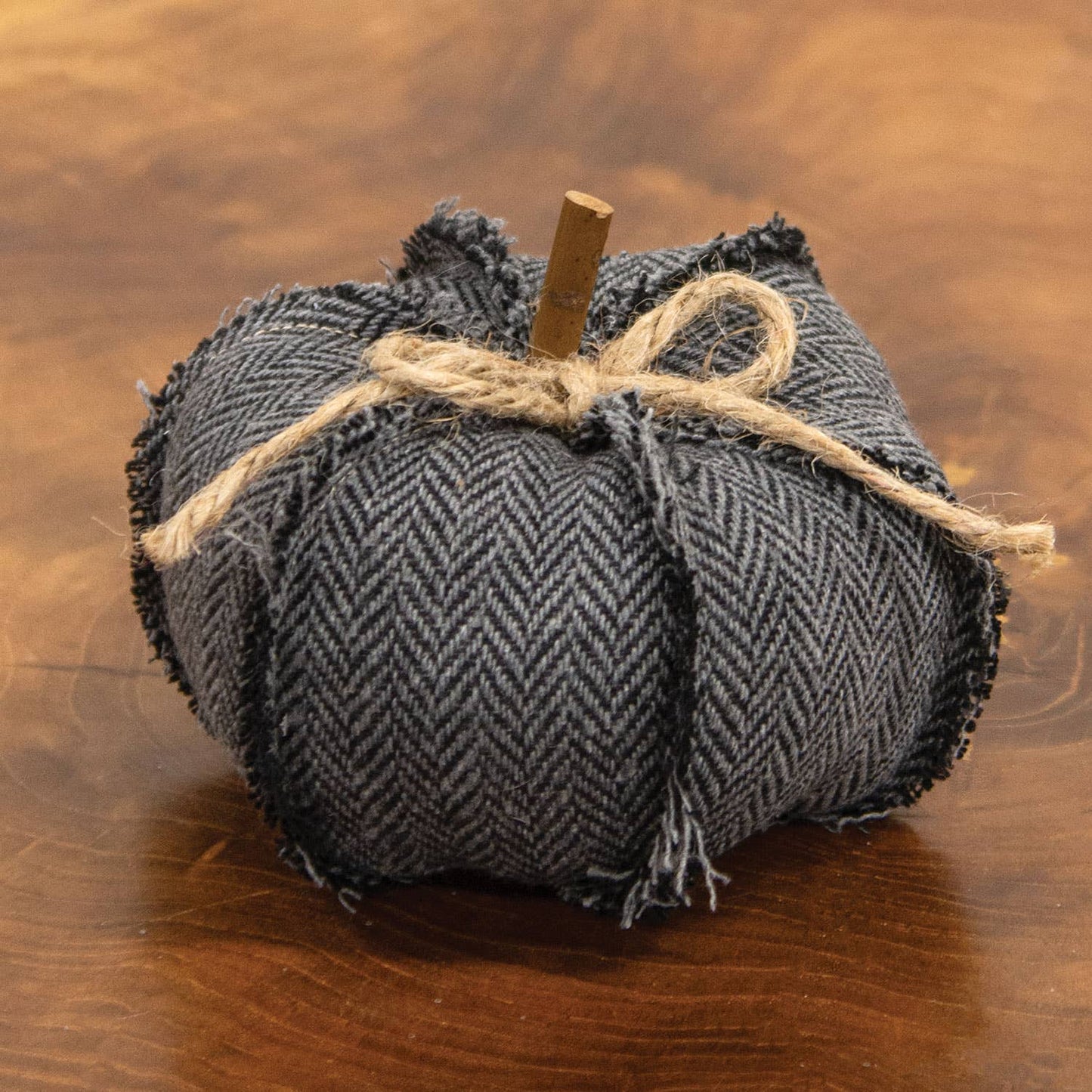 Dark Gray Chevron Pumpkin
