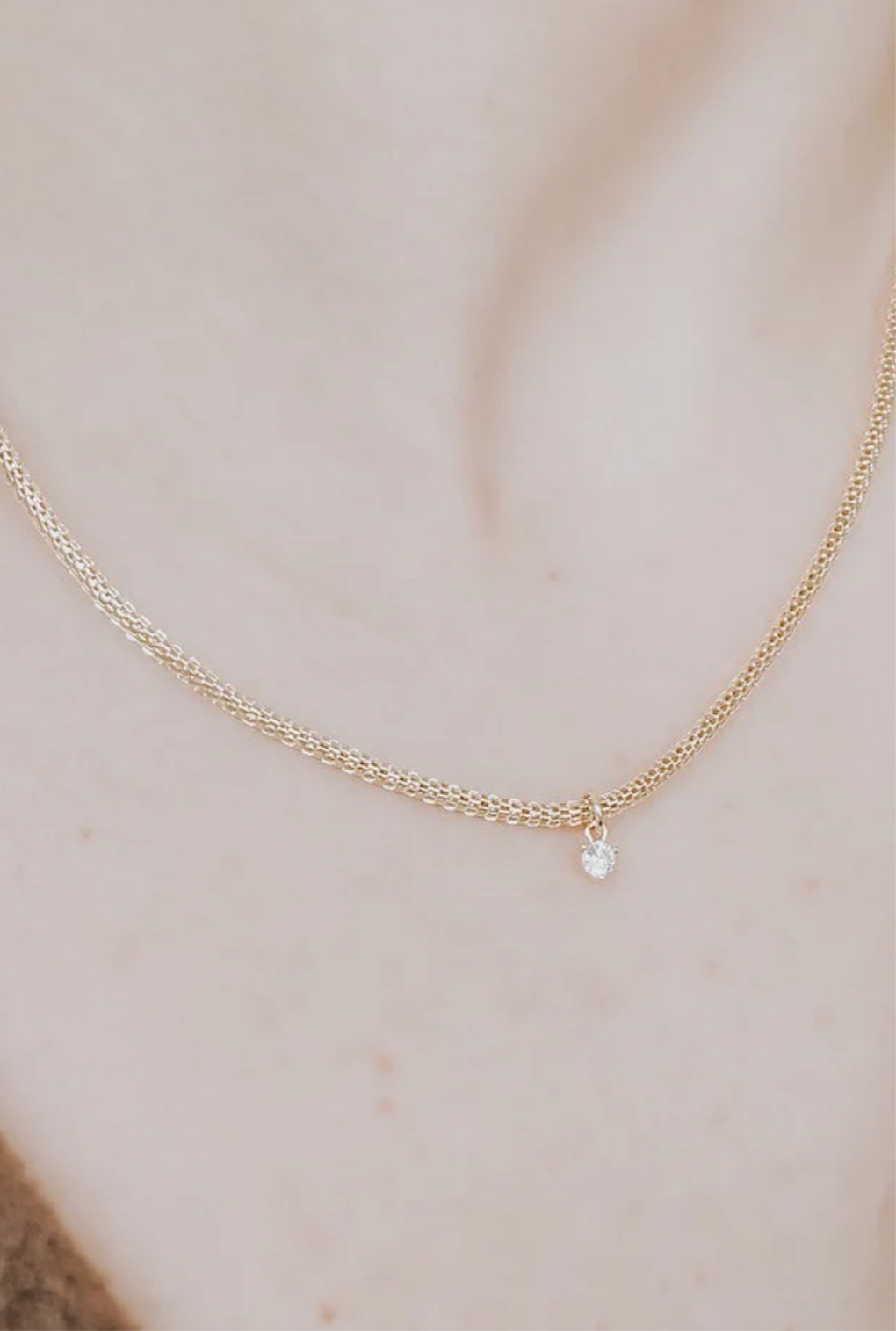 Rounded Snake Chain Necklace