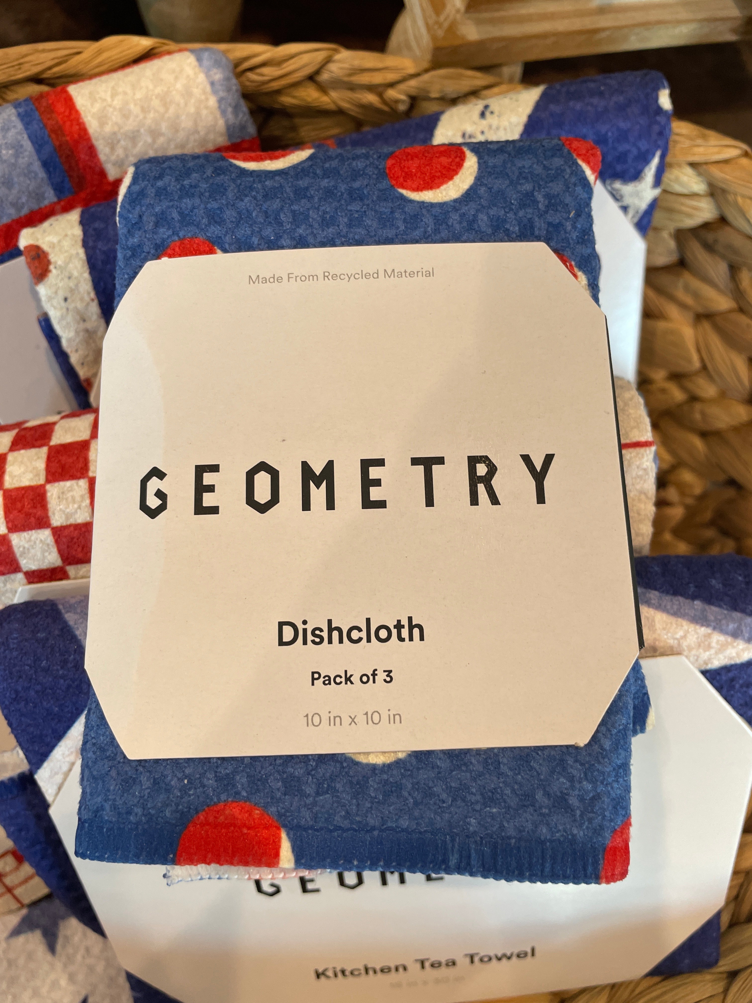 Geometry Dishcloth Set